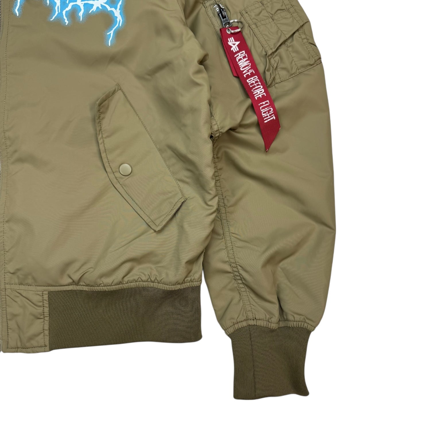 Travis Scott Sicko Mode Astroworld Alpha Industries Bomber Jacket Green
