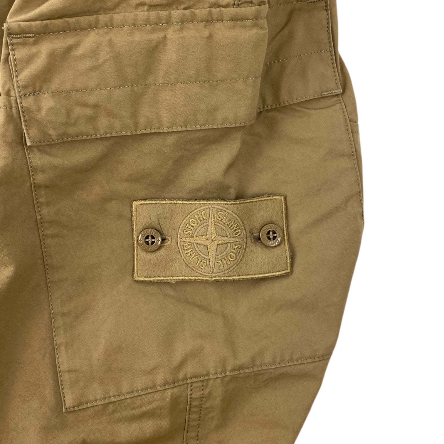 Stone Island Ghost Cargo Pants Tan