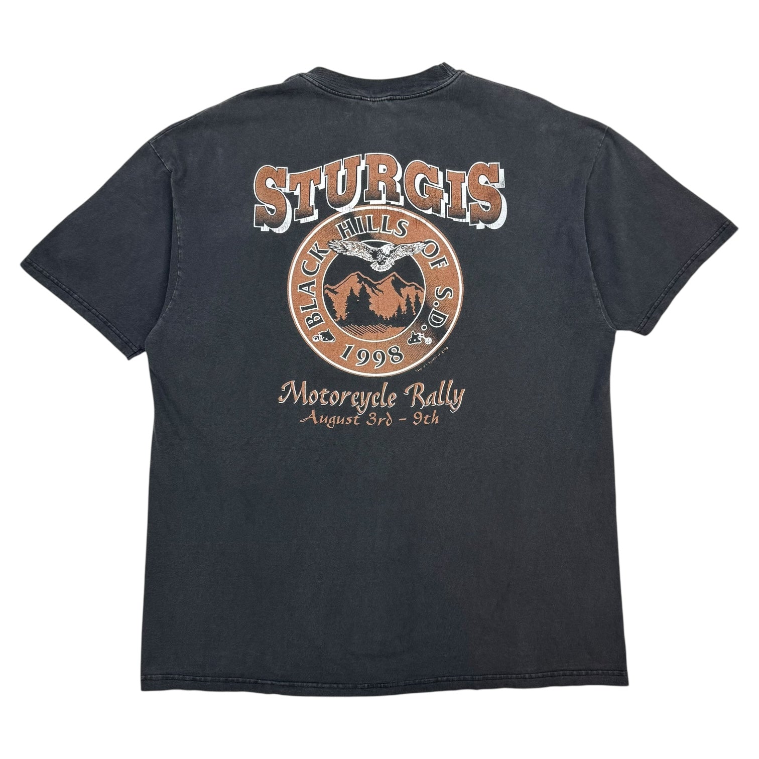 1998 Sturgis Motorcycle Rally Tee Black