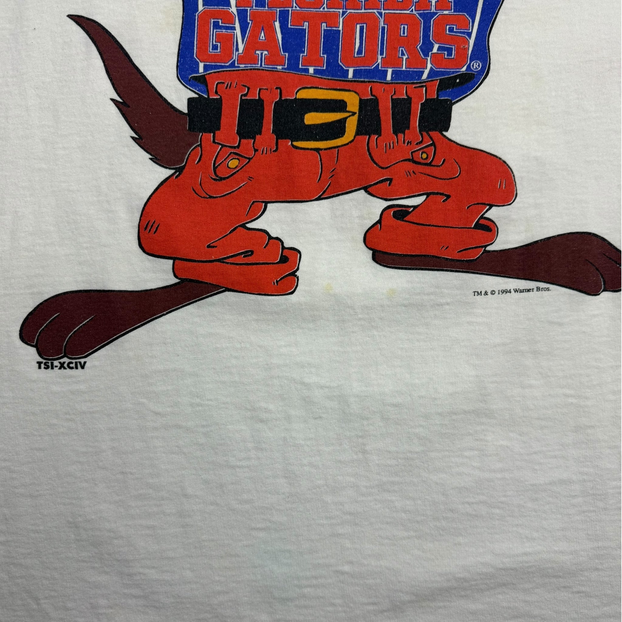 1994 Florida Gators Taz Tee White