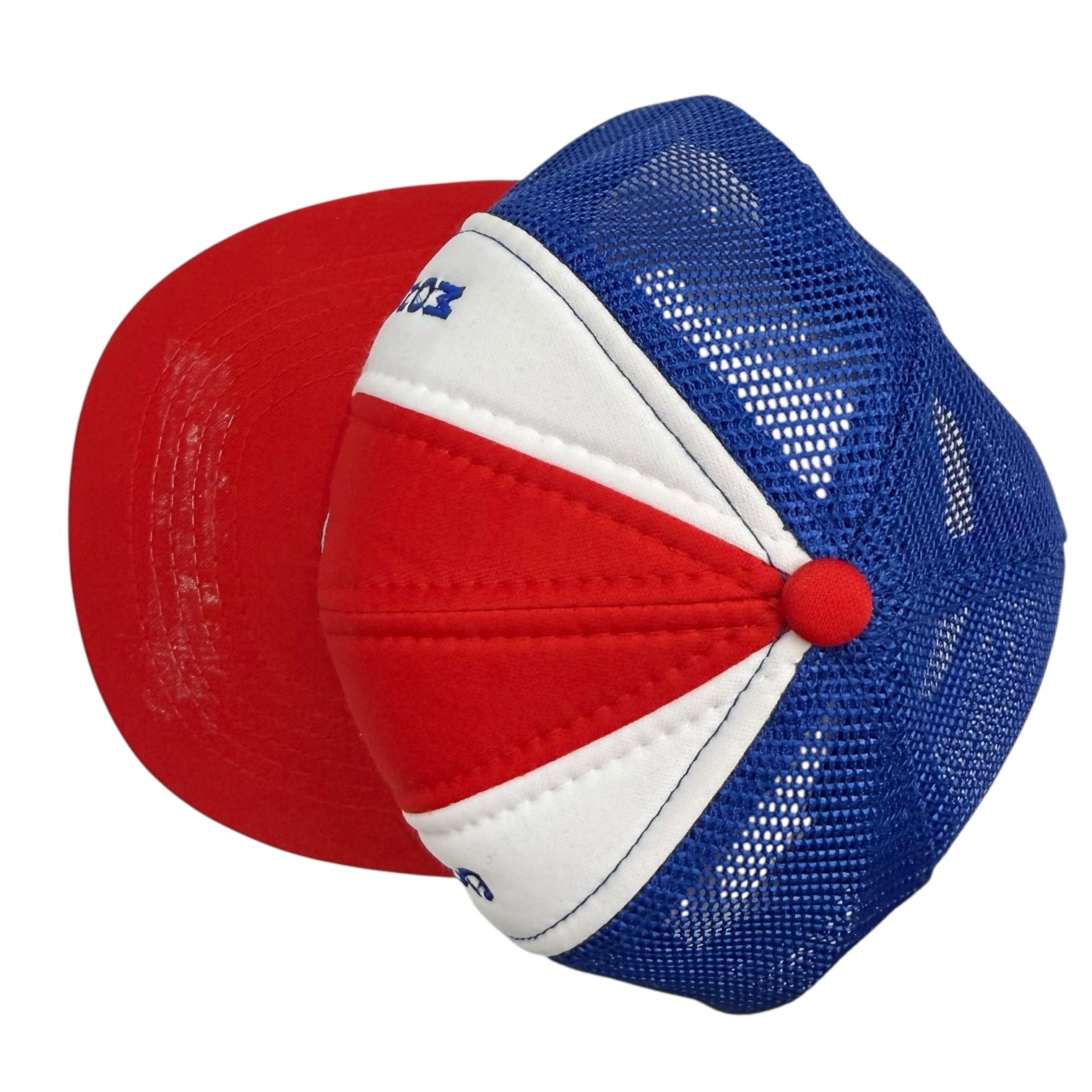 Vintage Montreal Canadiens Mesh Trucker Hat Red/Blue