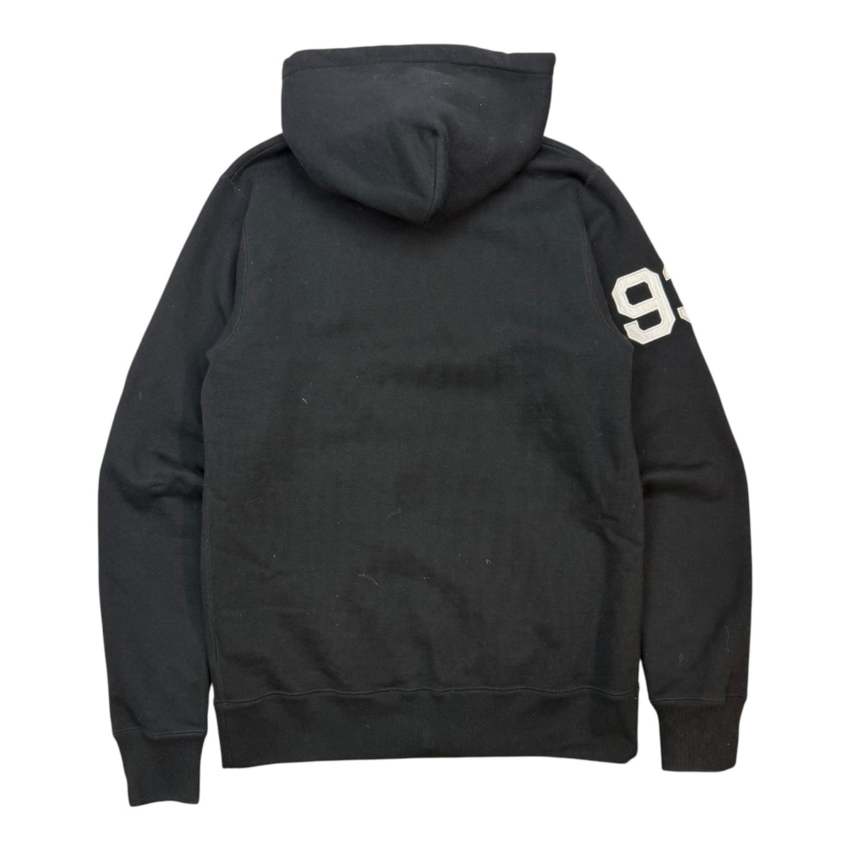 A Bathing Ape Bape Zip Up Embroidered Ape Sweater Black