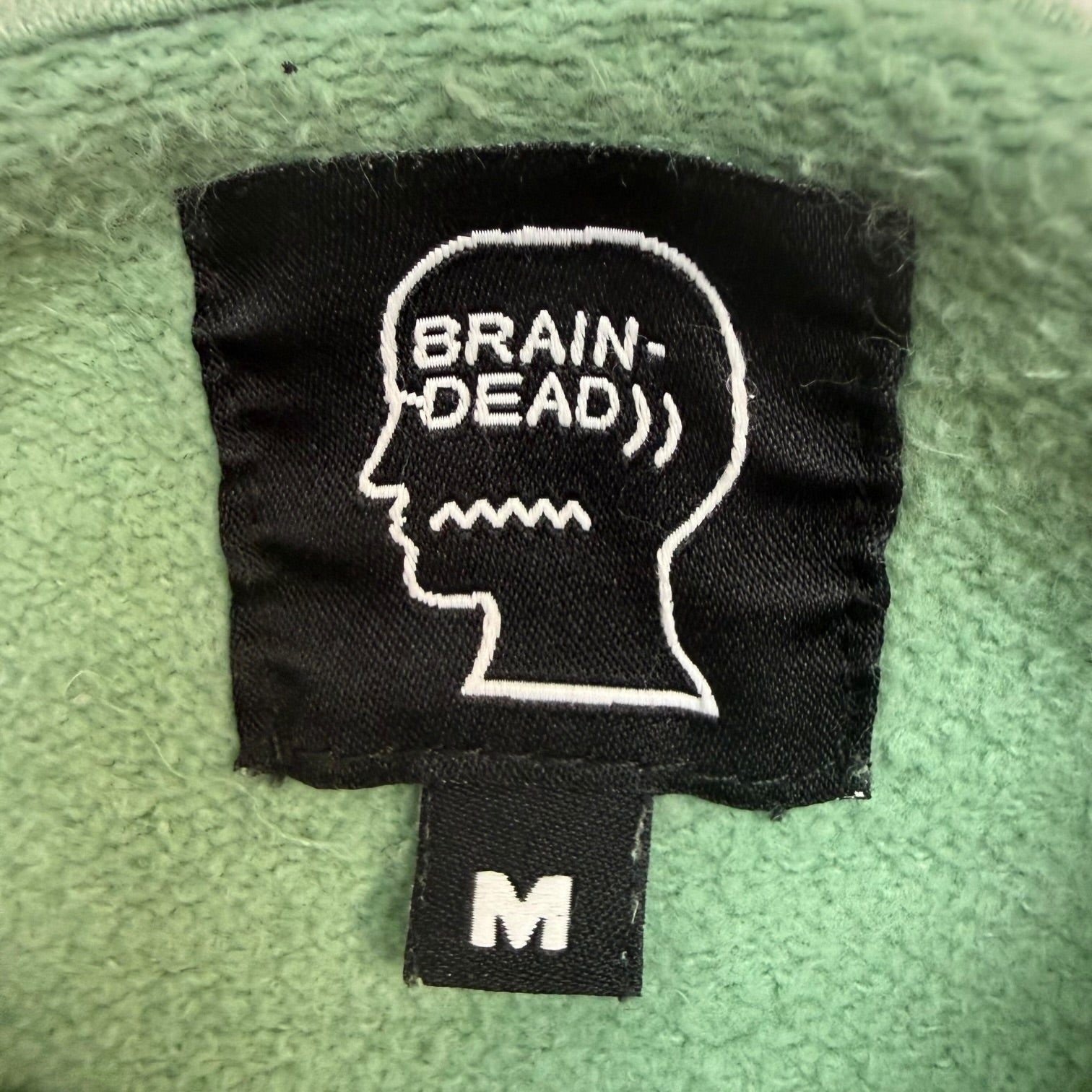 Brain Dead Mondo Crew Crewneck Green