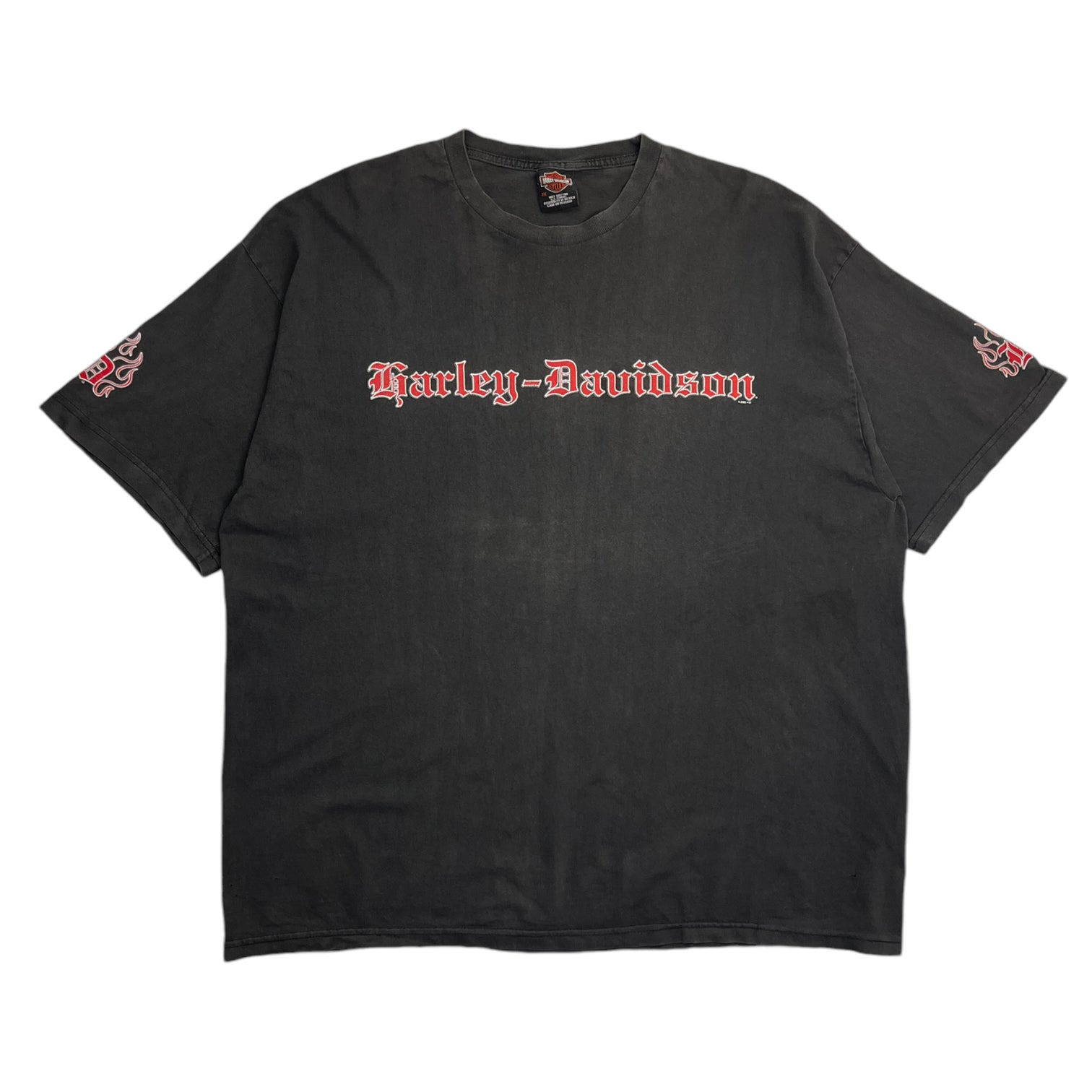 2003 Las Vegas Harley Davidson Flaming HD T-Shirt