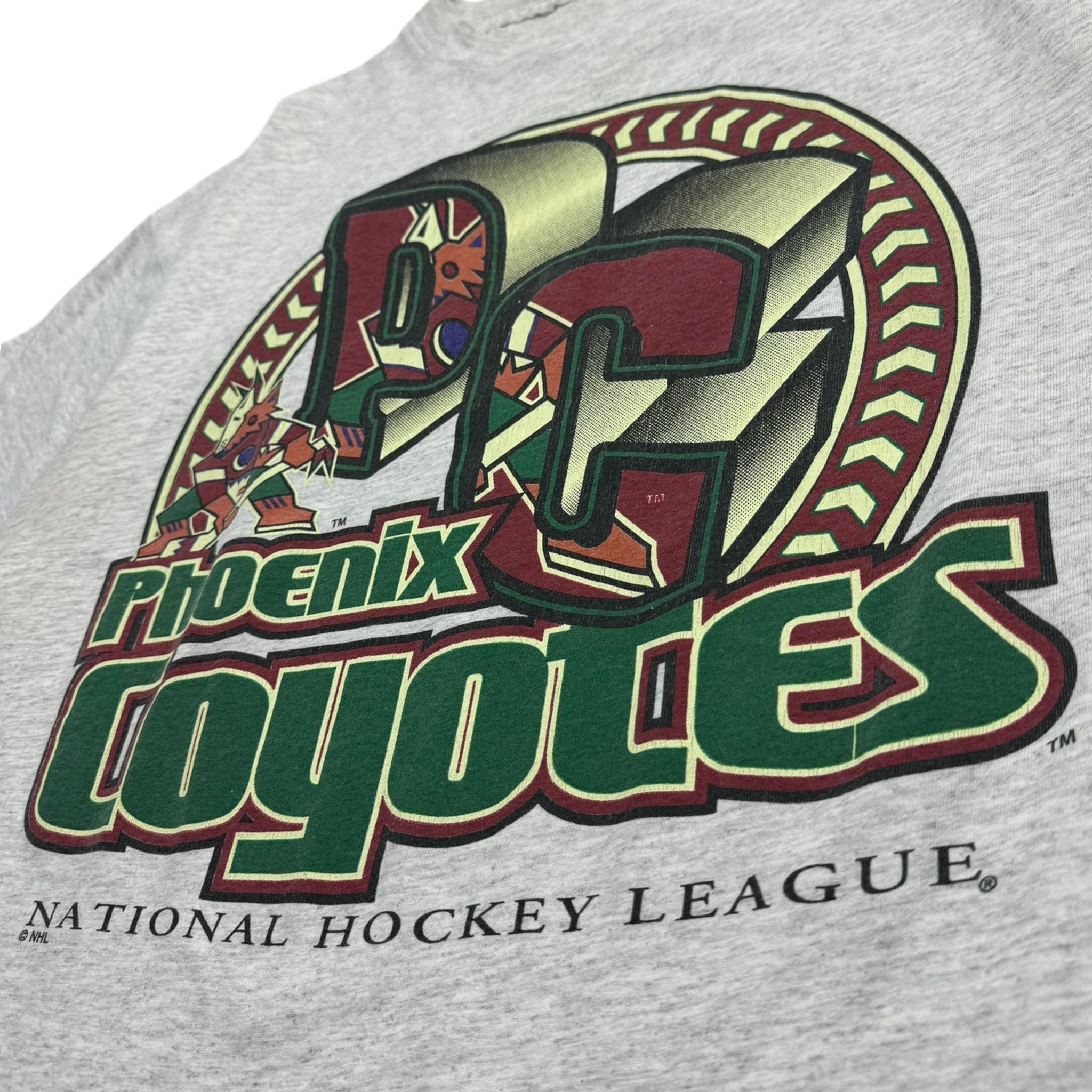 Vintage Phoenix Coyotes Big PC Logo T-Shirt