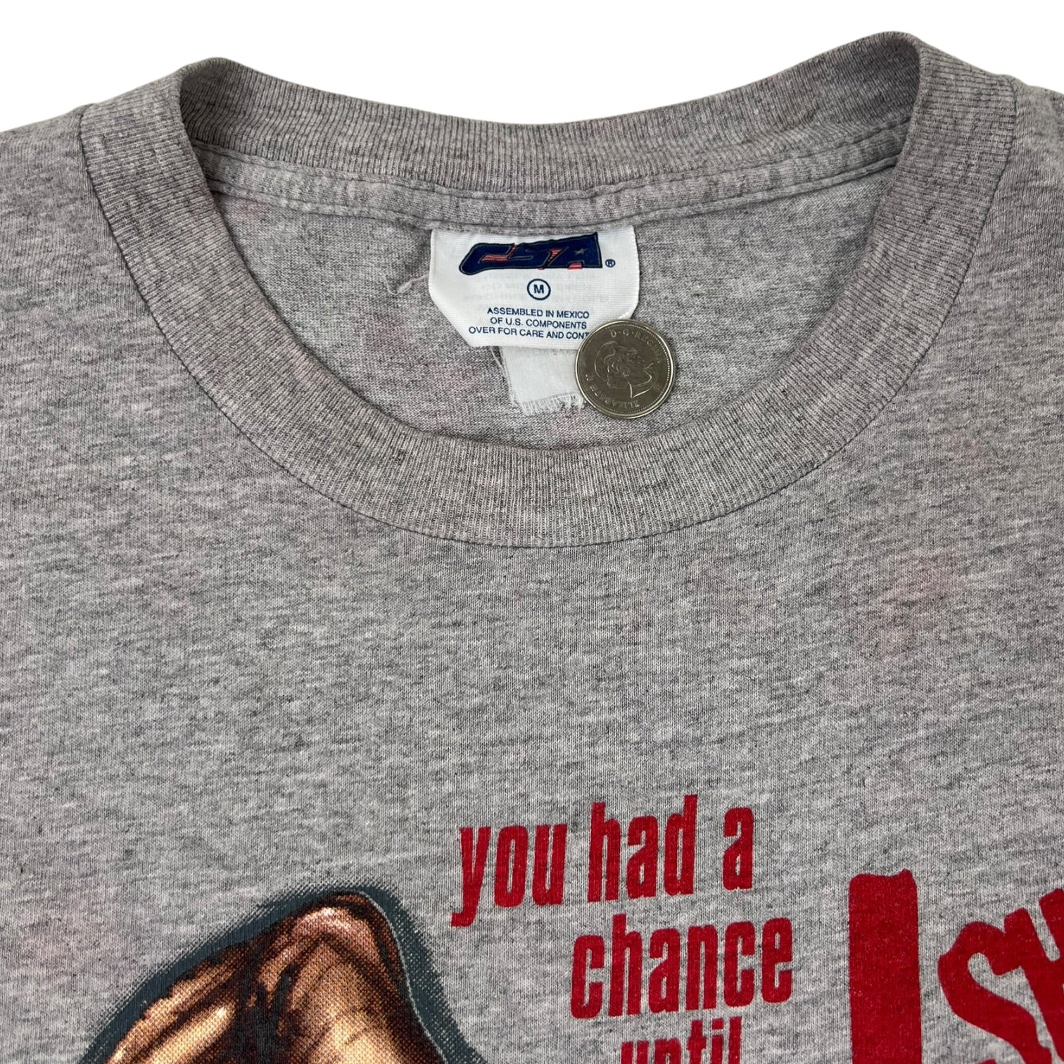 Vintage Chicago Bulls “You Had A Chance” T-Shirt Grey