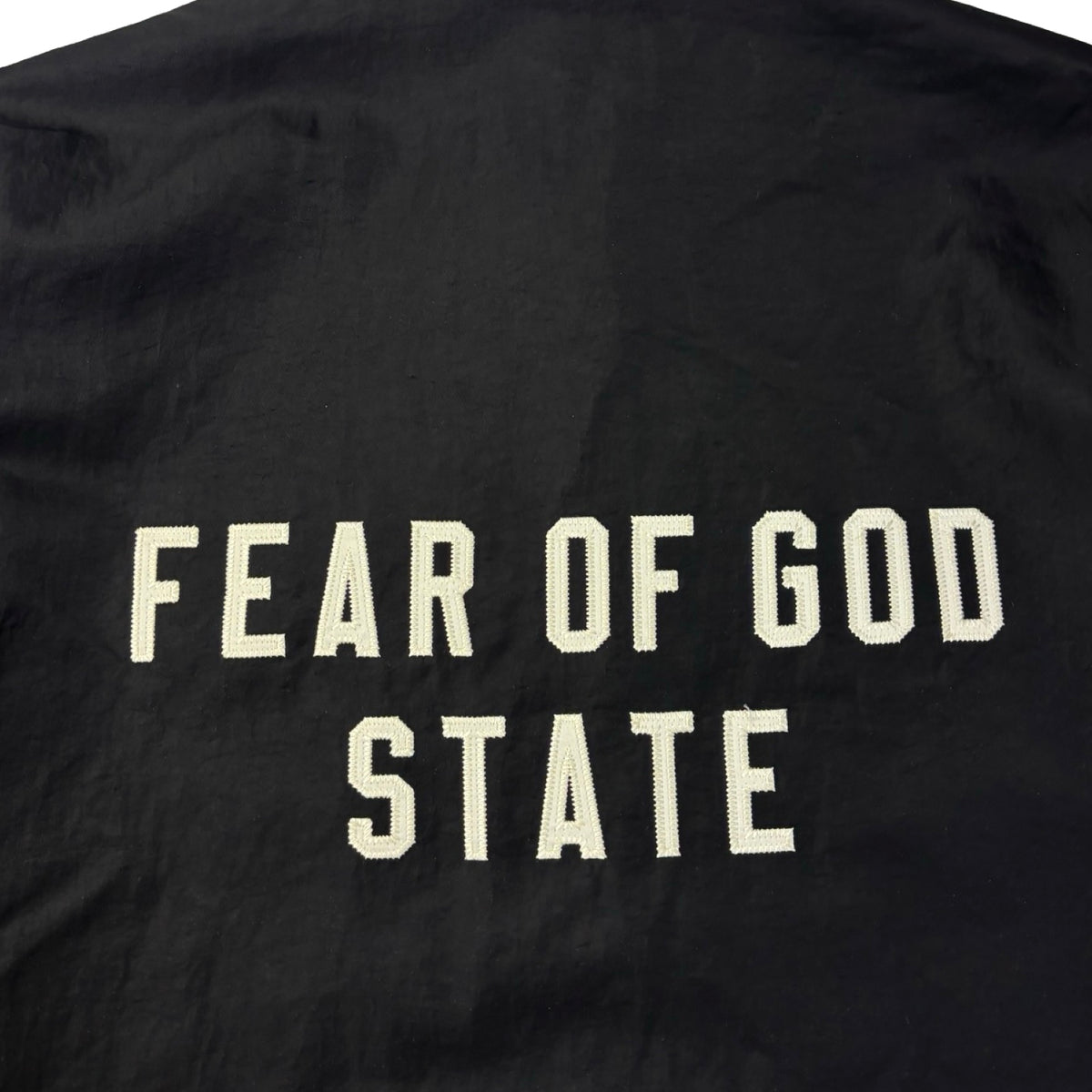 Fear Of God Essentials Textured Nylon Trucker Jacket