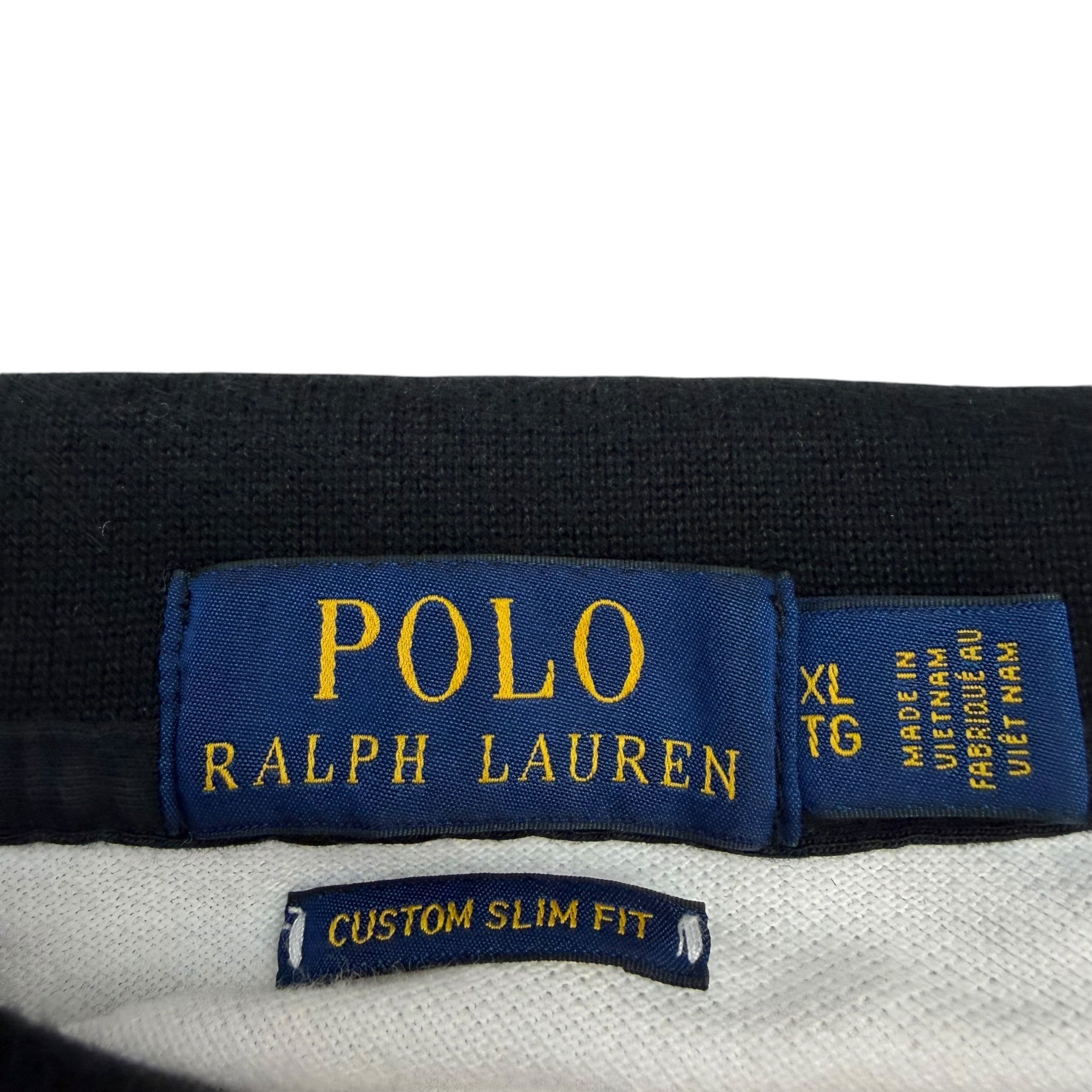Vintage Polo Ralph Lauren Big Pony Polo White/Black