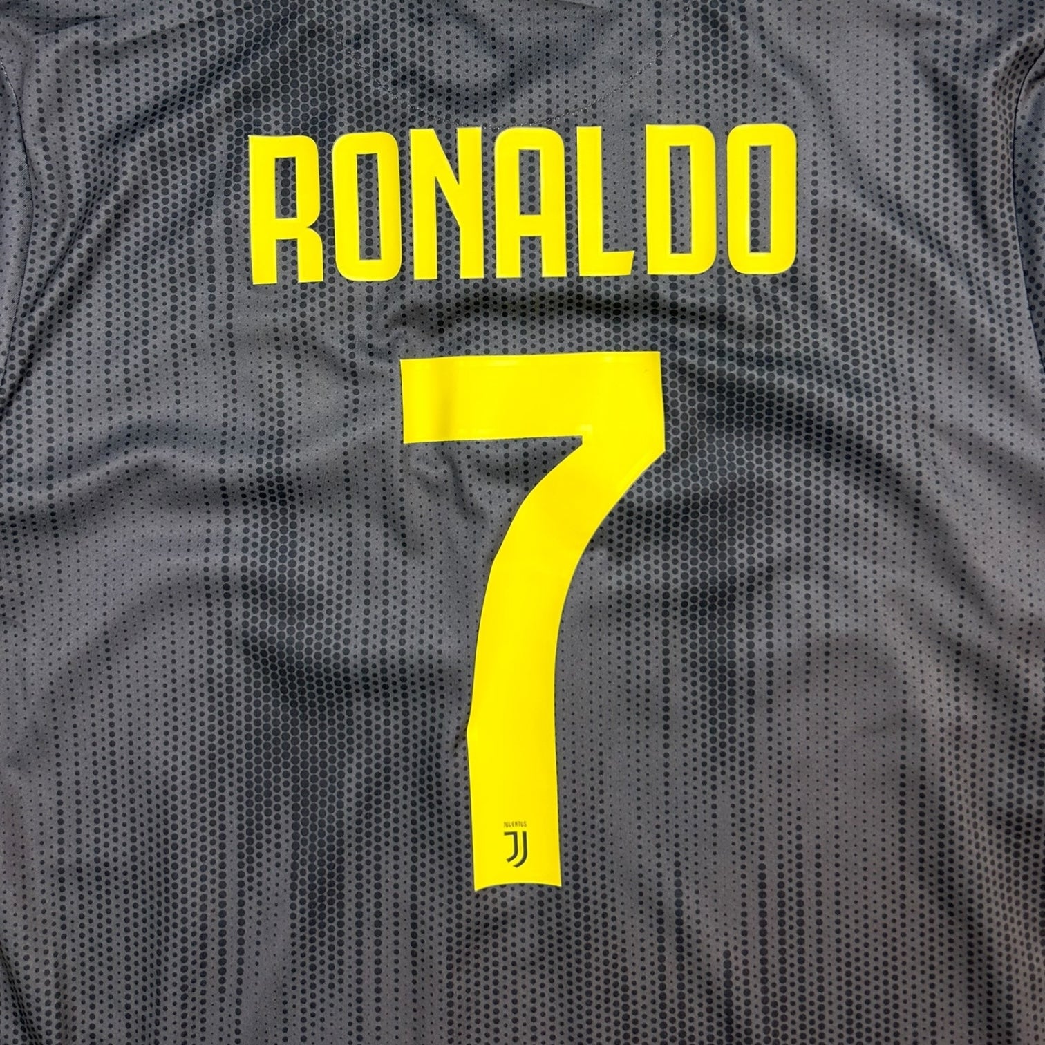 Adidas Juventus Cristiano Ronaldo Player Issue Jersey Grey/Yellow