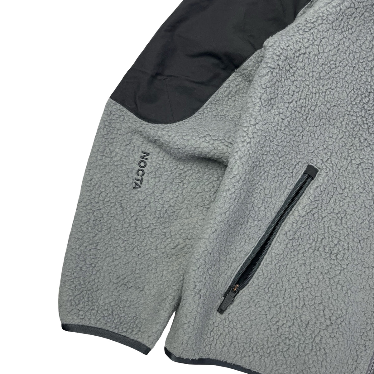 Nike x Nocta Tahr Sherpa Zip-Up Jacket Iron Grey