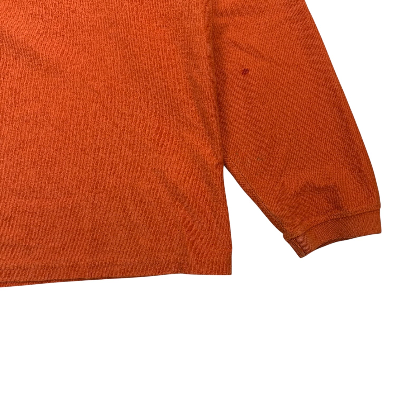 Stussy Reverse Terry Ringer L/S Tee Orange