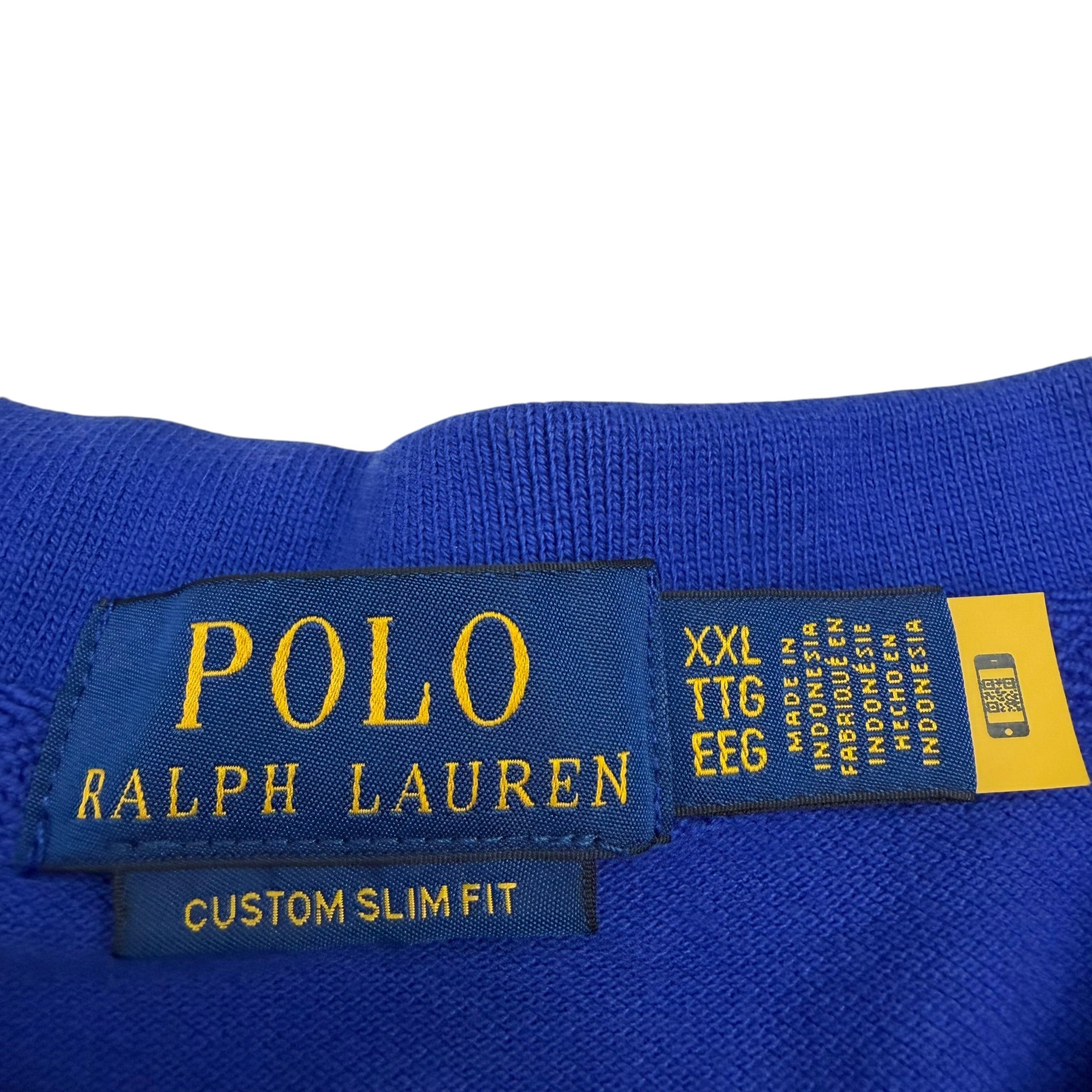 Vintage Polo Ralph Lauren Triple Pony Polo Royal Blue