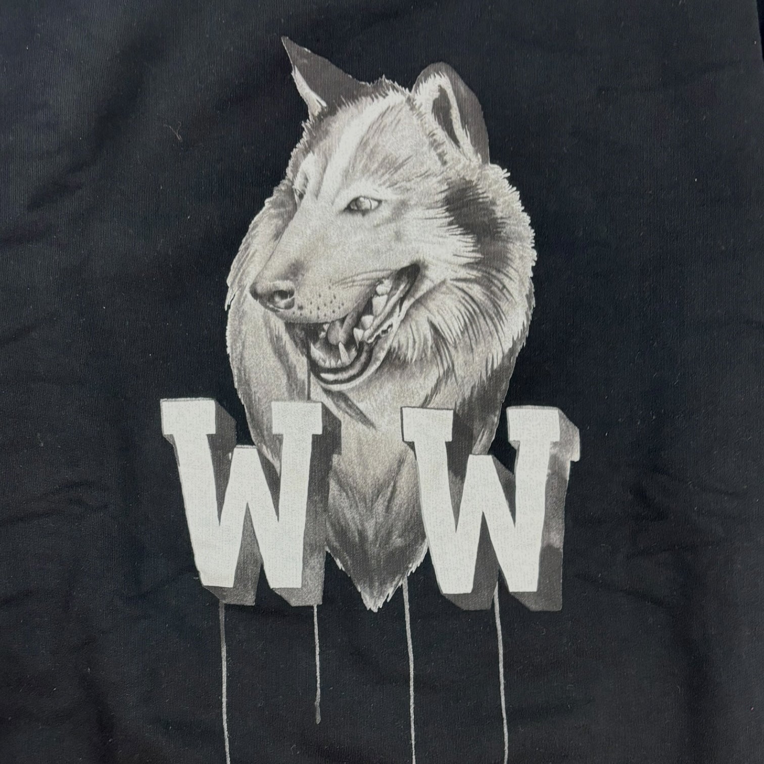 2013 Off-White Othelo’s Wolf Crewneck Black