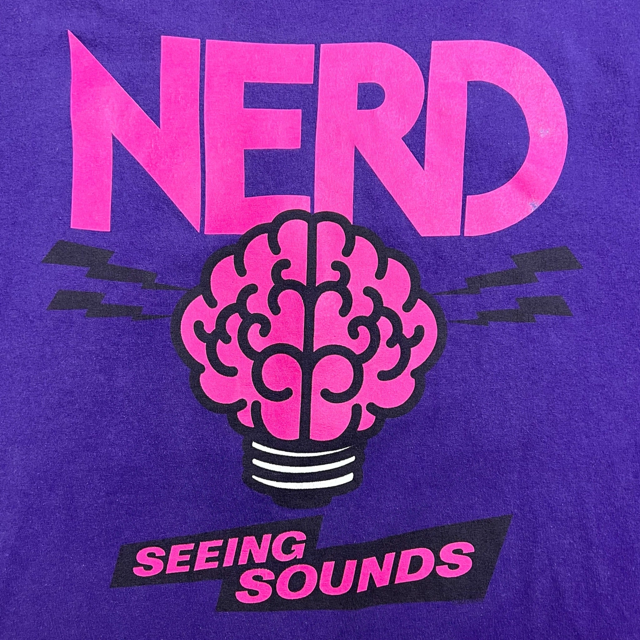 Vintage NERD Seeing Sounds Tee Purple