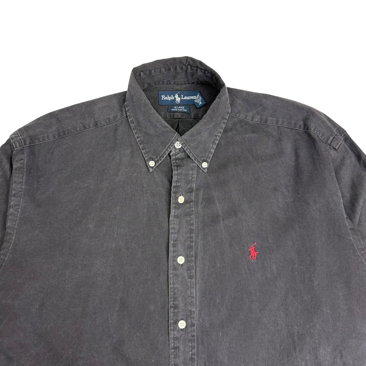 Vintage Polo Ralph Lauren Blake Button Up Shirt Black