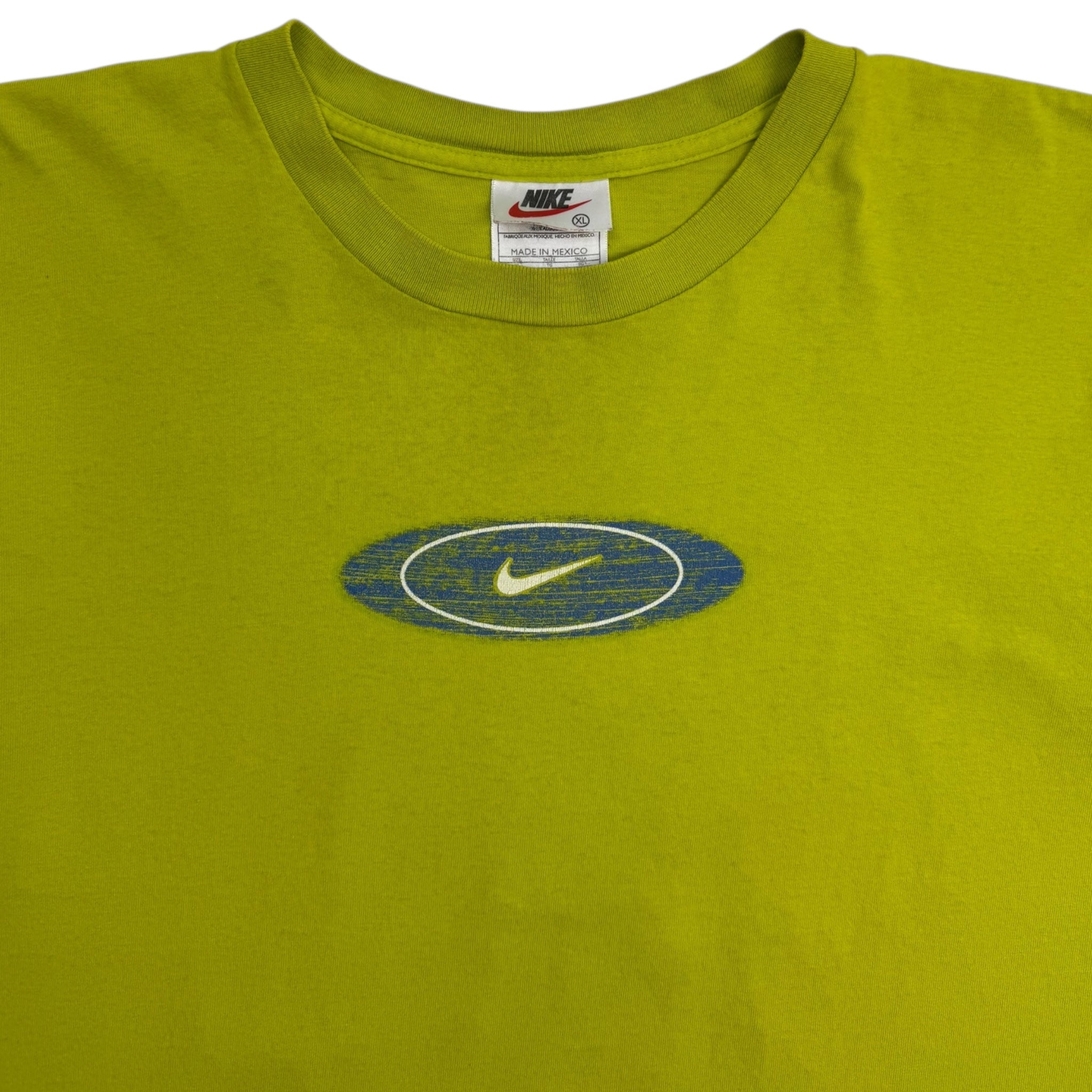 Vintage 90s Nike T-Shirt Highlighter Lime