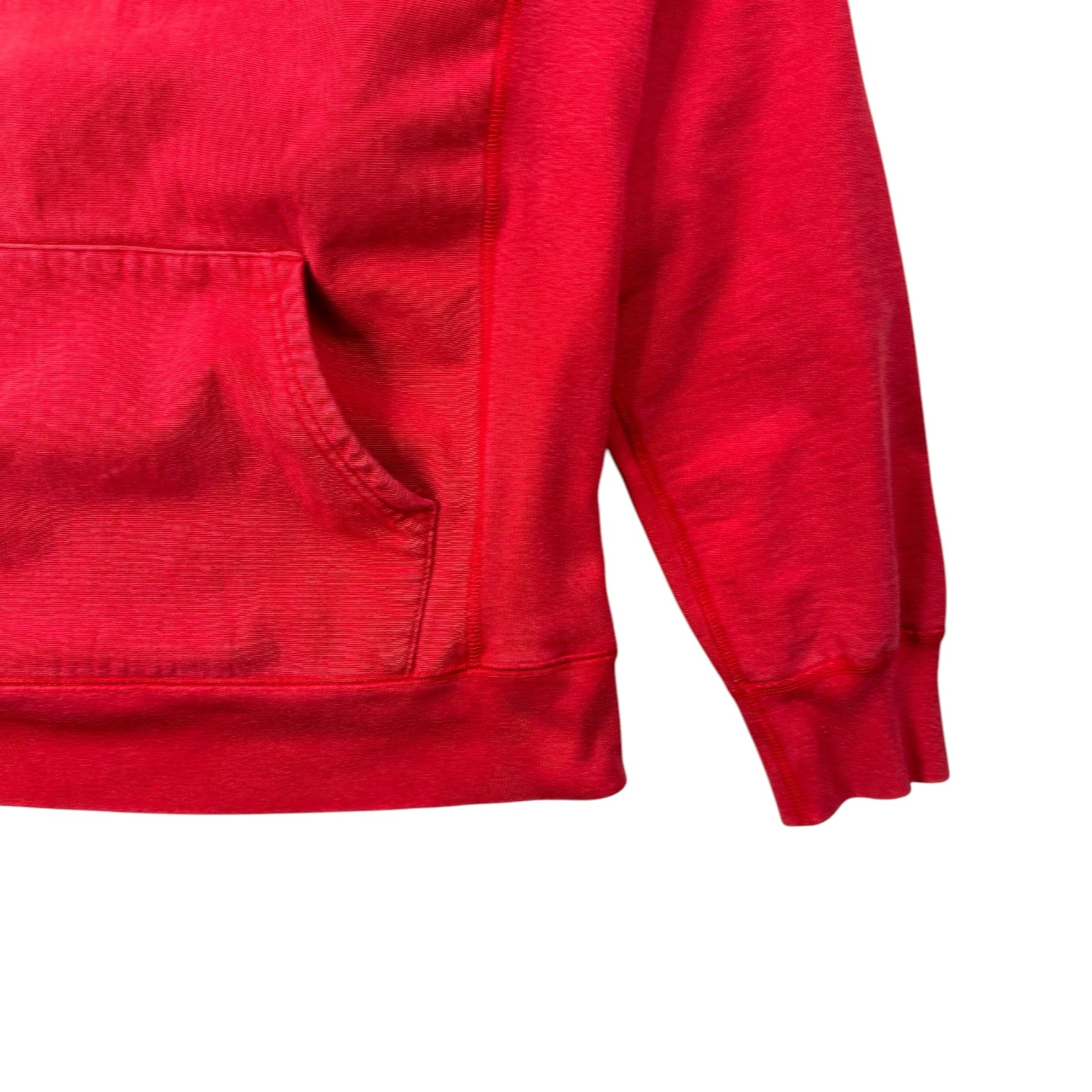 Supreme Metallic Arc Logo Hoodie Red