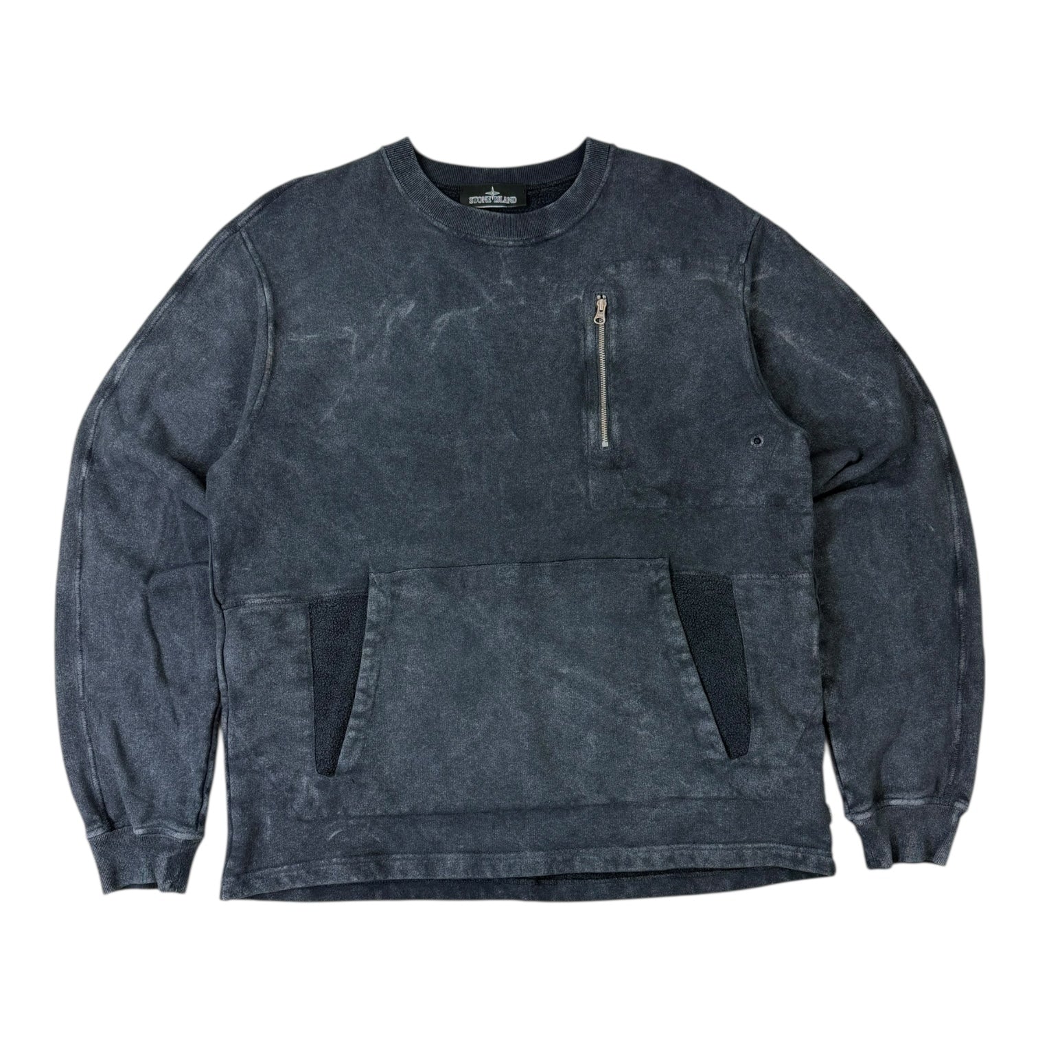 Stone Island 2016 Shadow Project Crewneck Washed Black