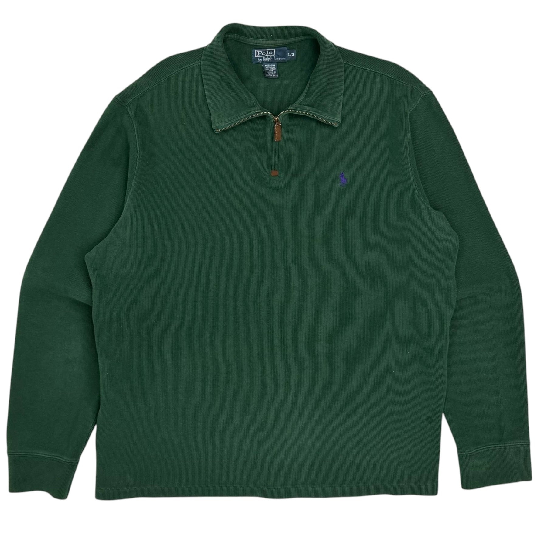 Vintage Polo Ralph Lauren Quarter Zip Green