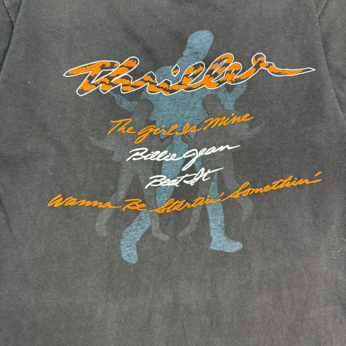 1984 Michael Jackson Thriller Tee Black