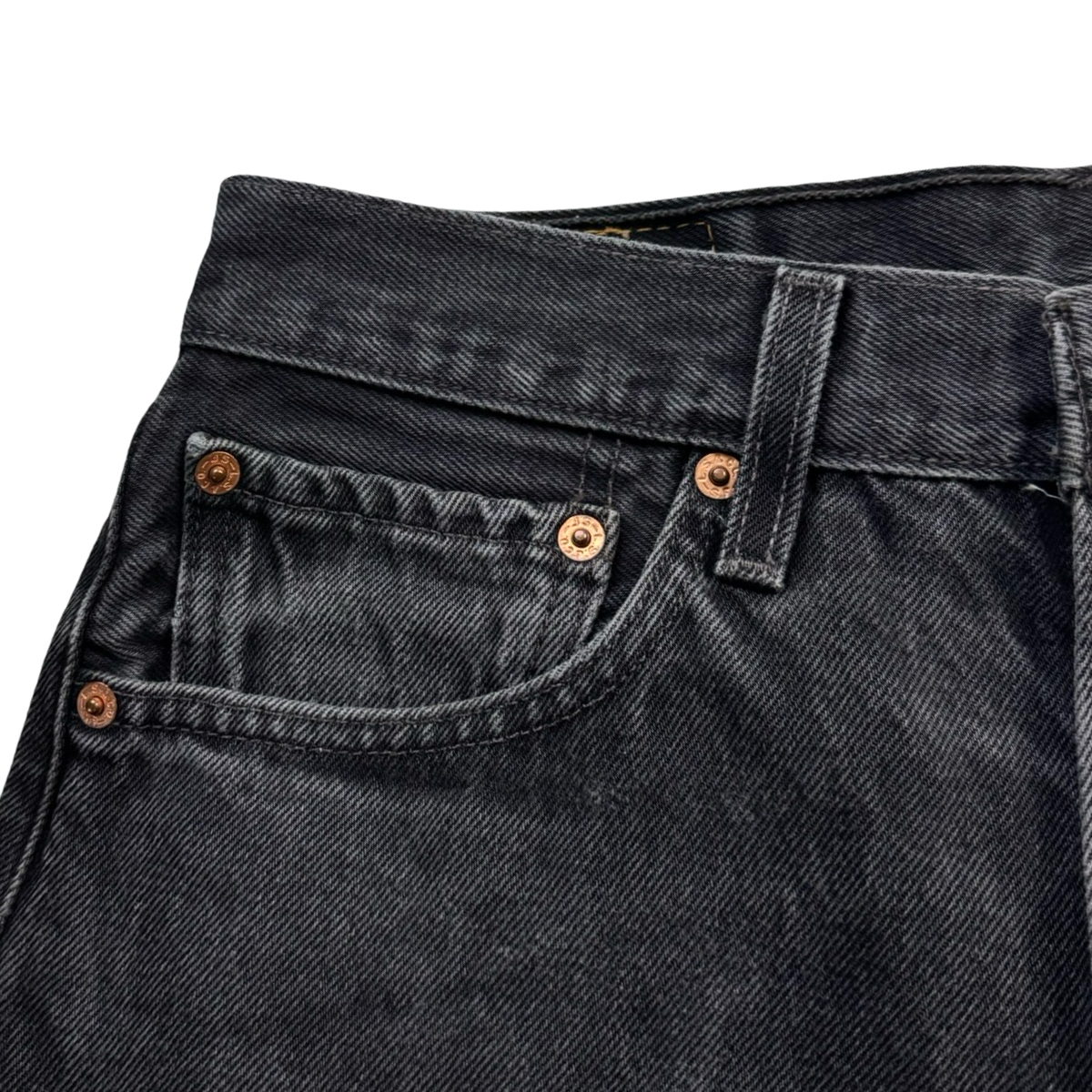 Vintage Levi’s 501 Denim Bottoms Black