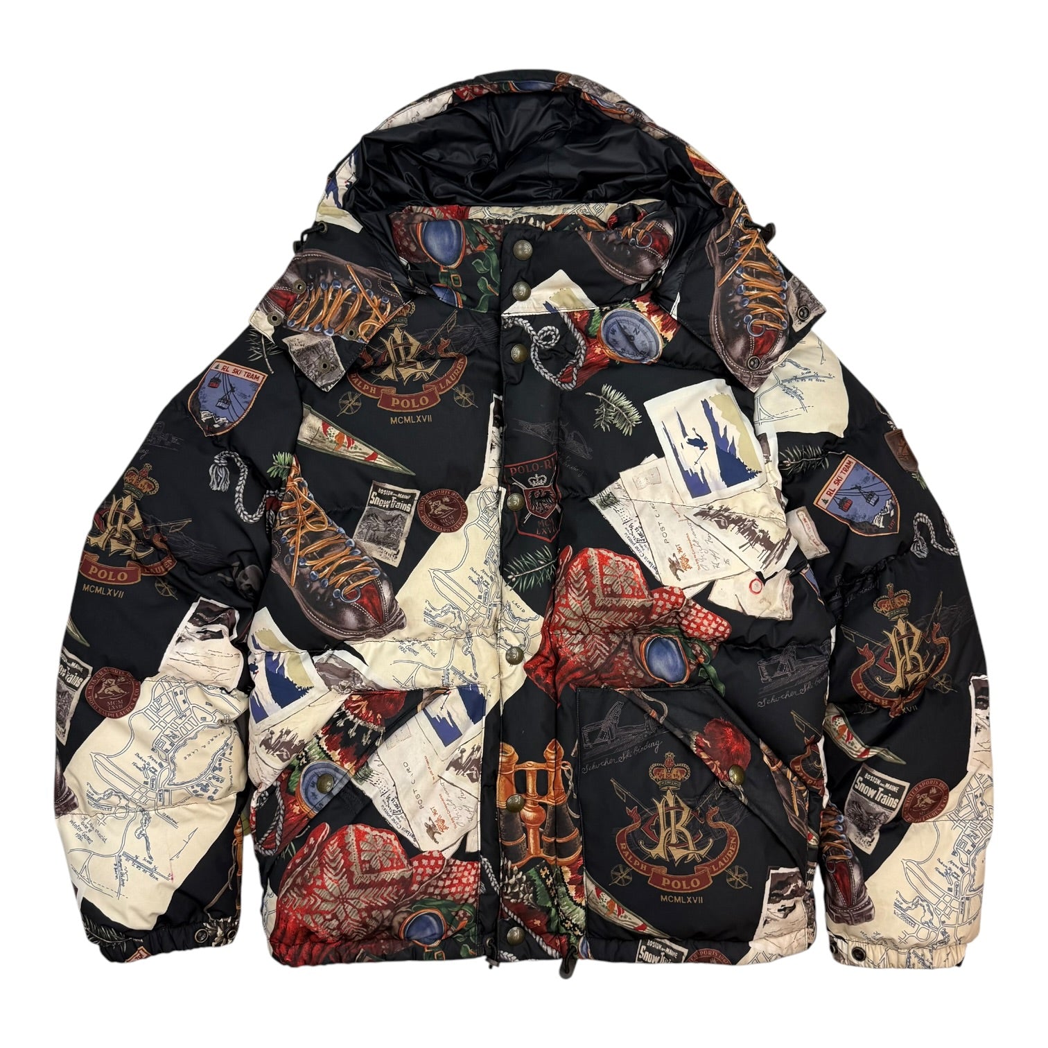Polo Ralph Lauren Duck Down Graphic Puffer Jacket