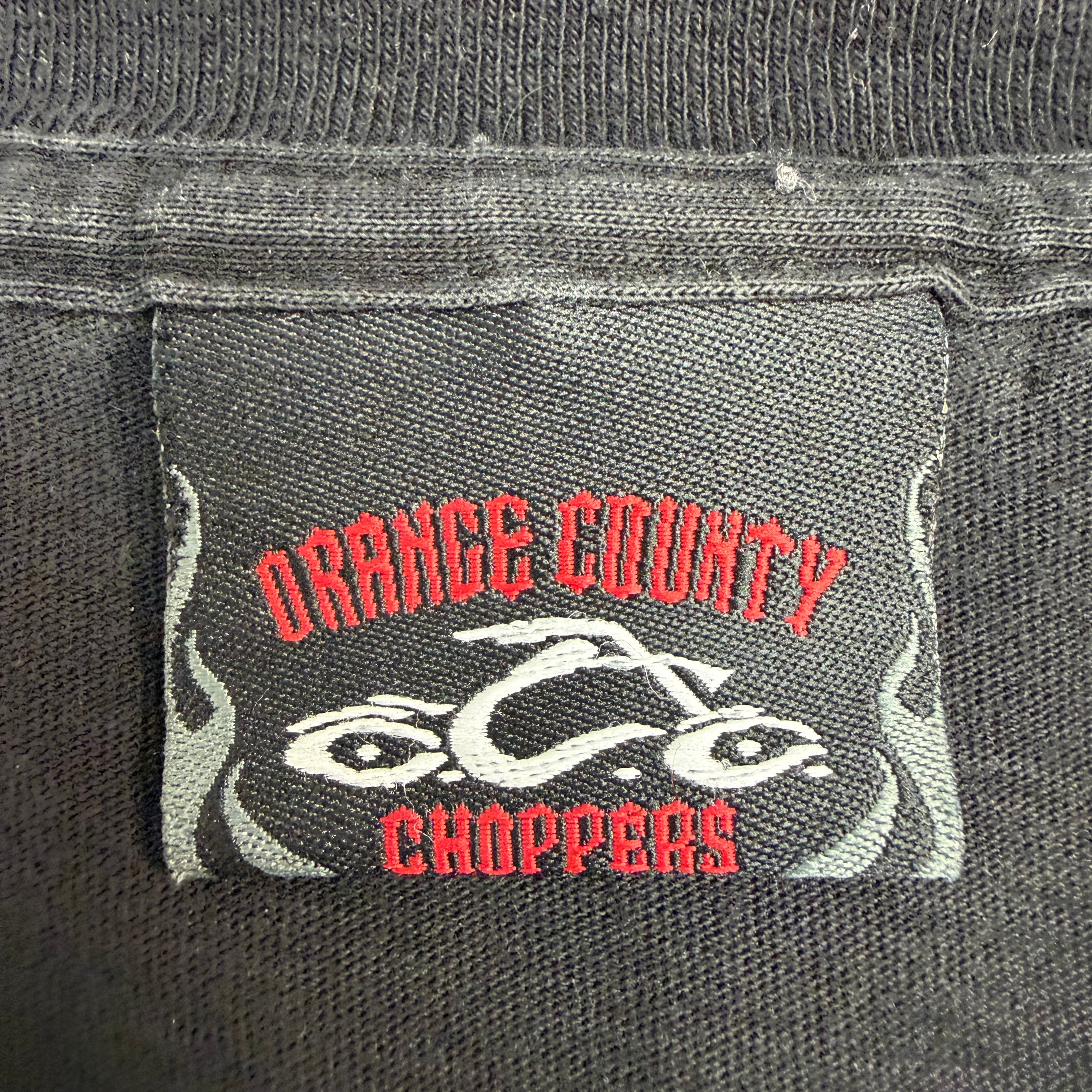 Vintage Orange County Choppers Biker Longsleeve Black