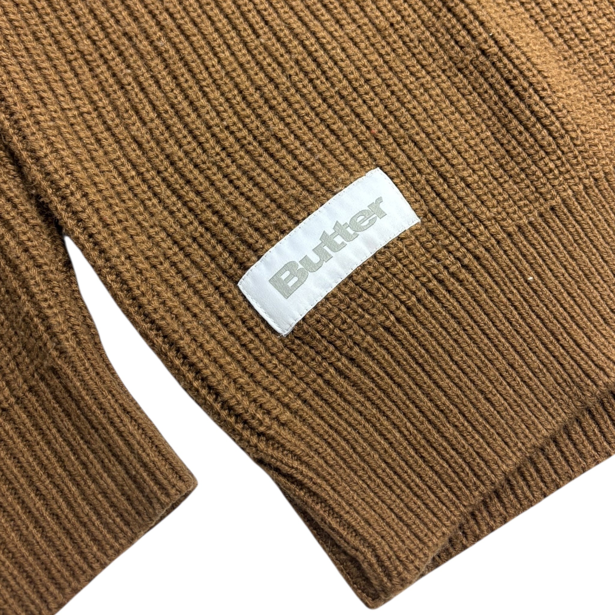 Butter Goods Striped Knitted Sweatshirt