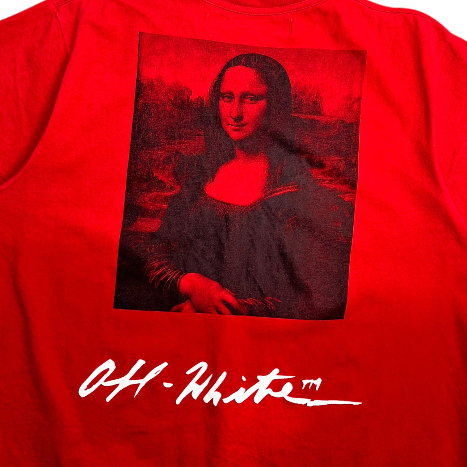 Off-White Mona Lisa Tee Red