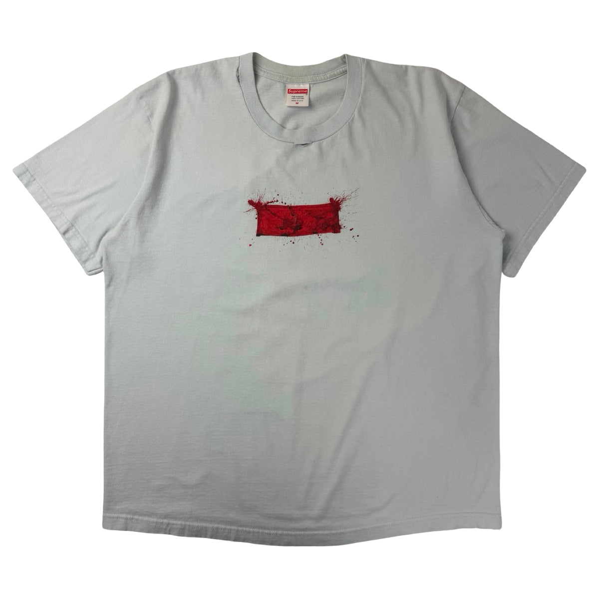 Supreme Ralph Steadman Box Logo Tee Pale Blue