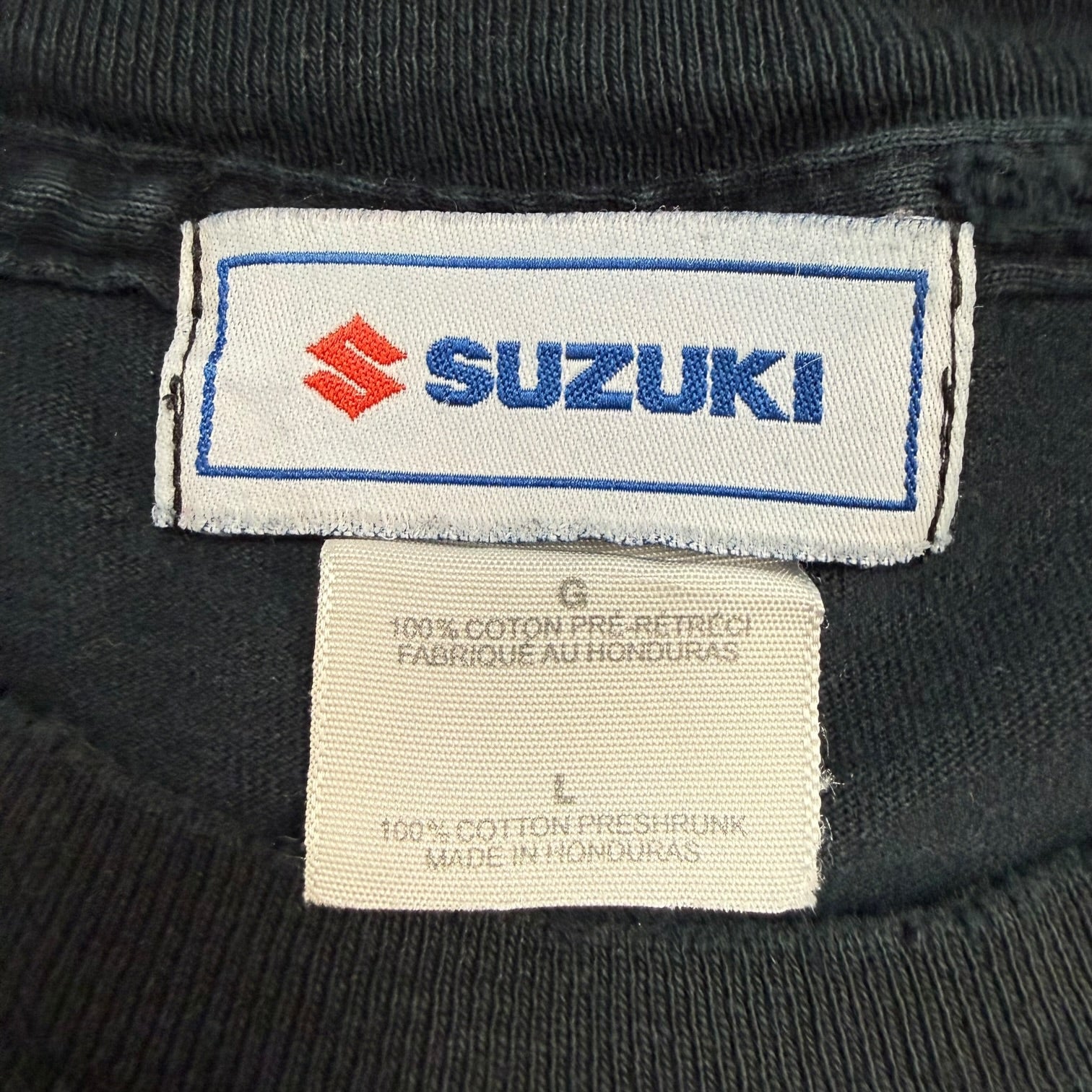 Vintage Suzuki MotorBike Tee Black