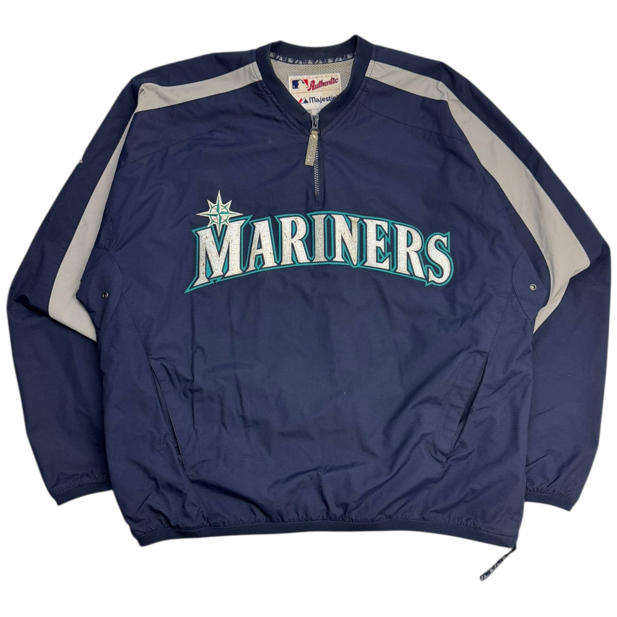 Vintage Seattle Mariners Q-Zip Pullover MLB Jacket