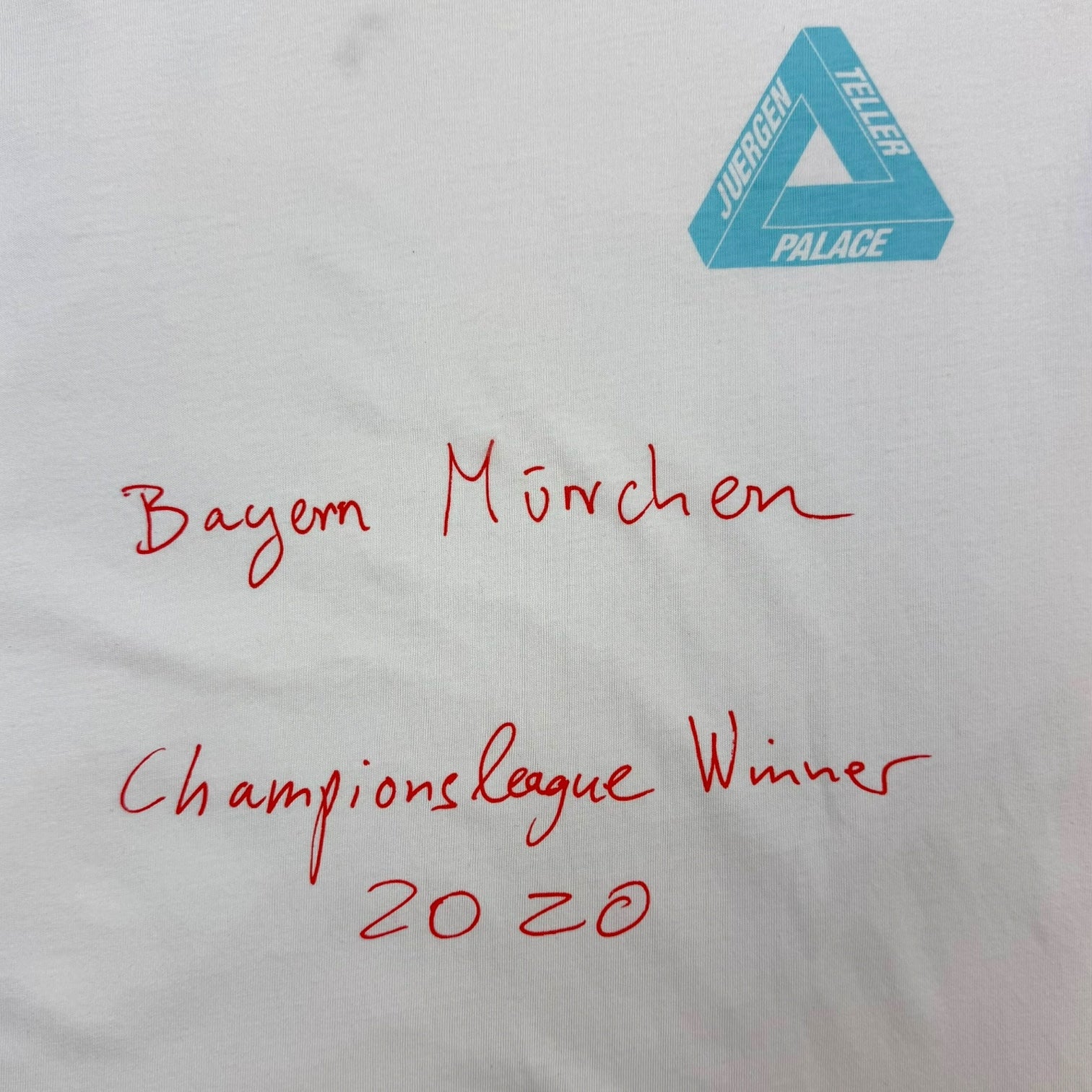 Palace Juergen Teller 3 Tee White