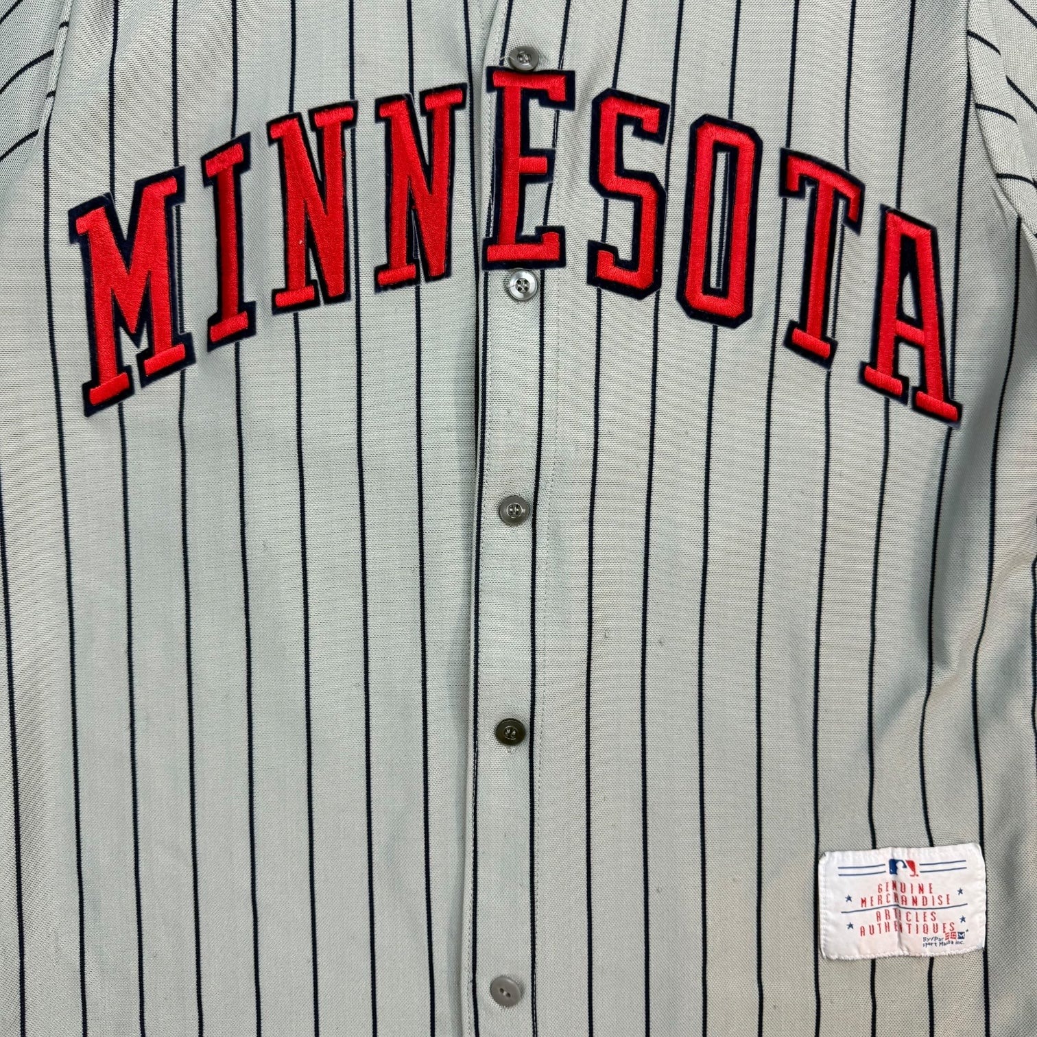 Vintage CCM Minnesota Twins Kirby Puckett Jersey Grey