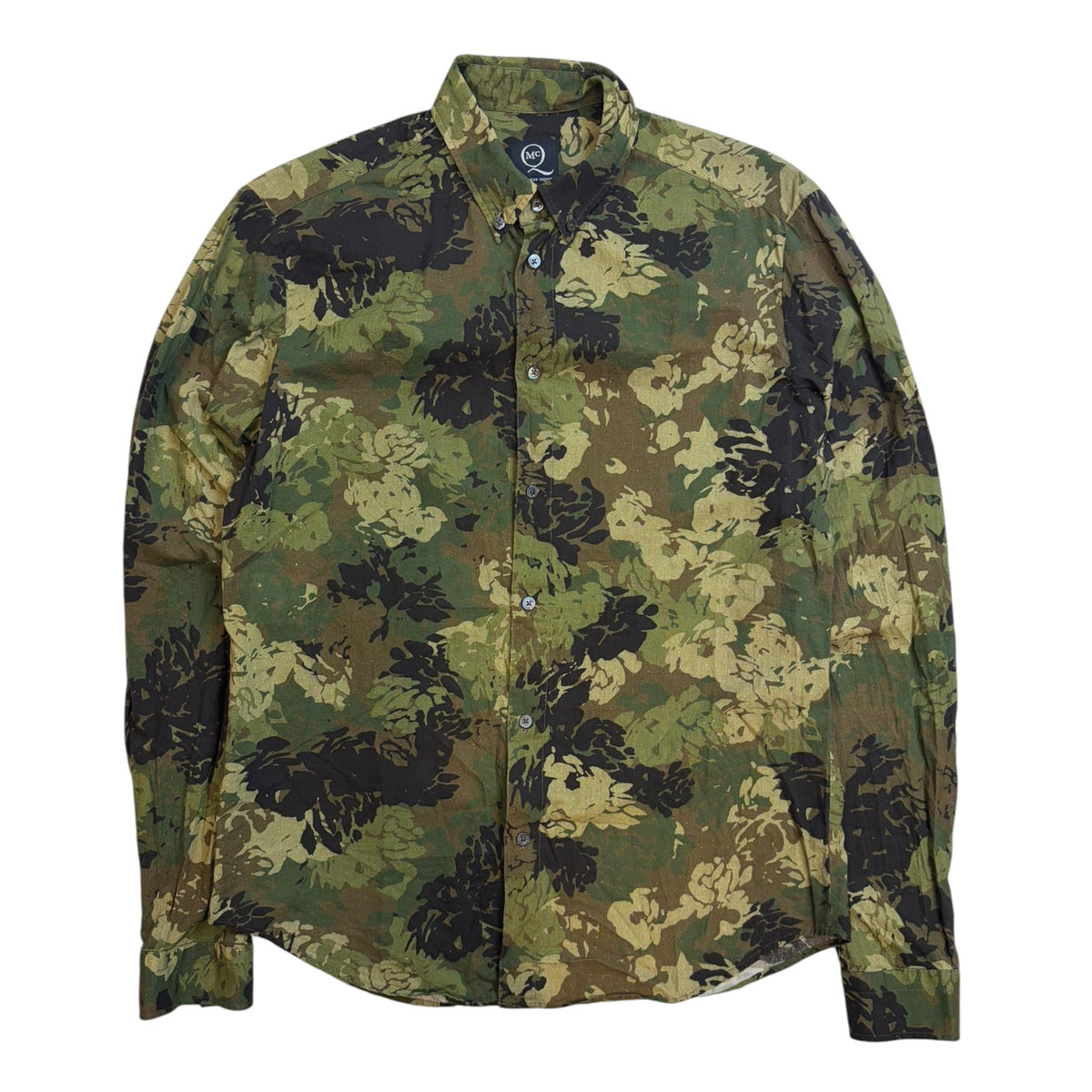 Vintage McQ by Alexander McQueen Button-Up Longsleeve Shirt Green