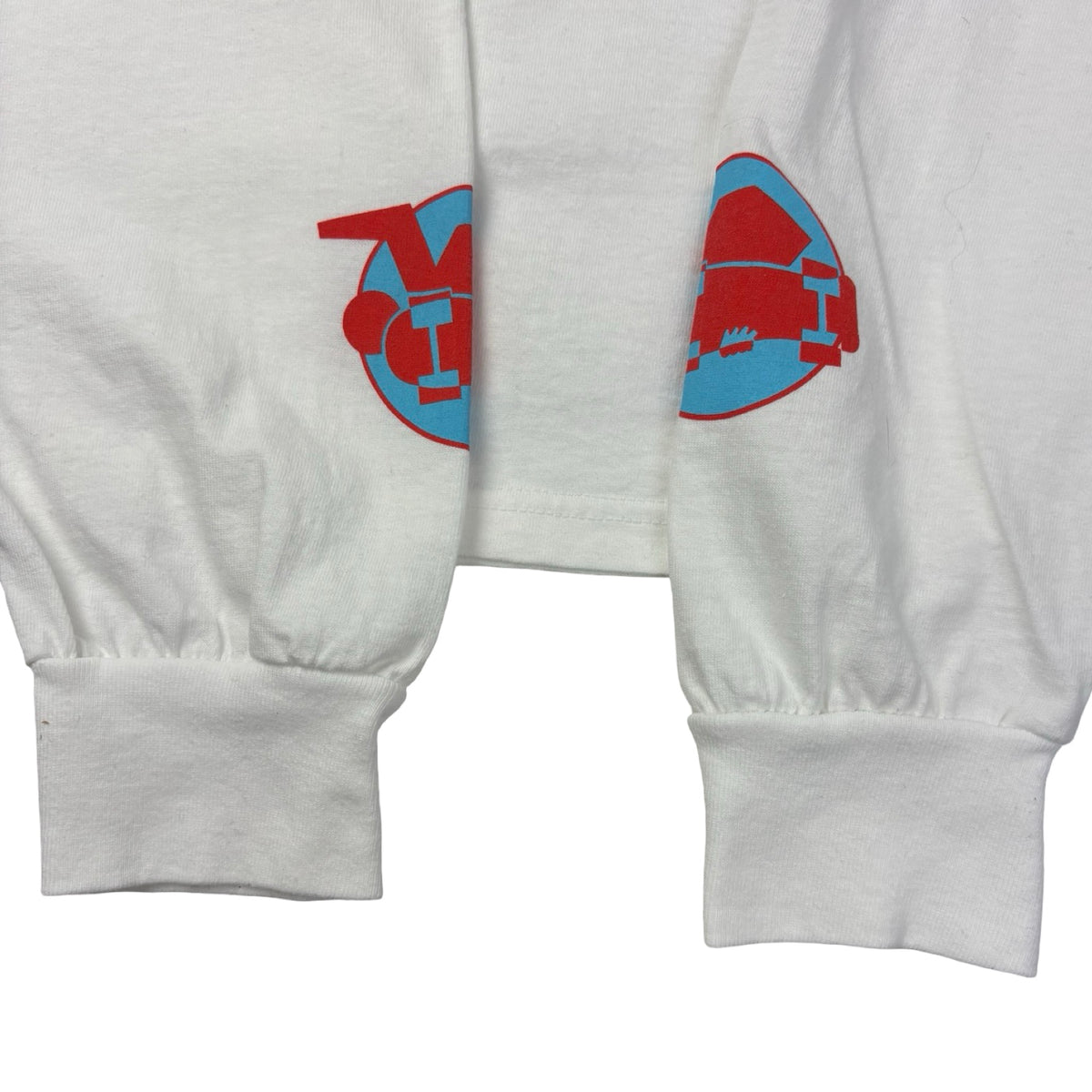 Stussy Skateman L/S Tee White