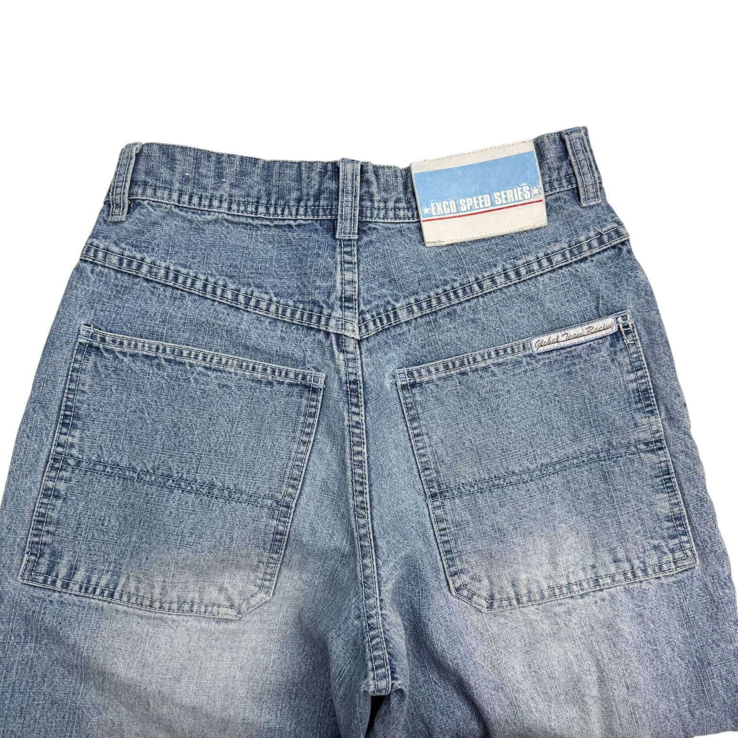 Vintage Exco Patch Denim Pants Light Wash