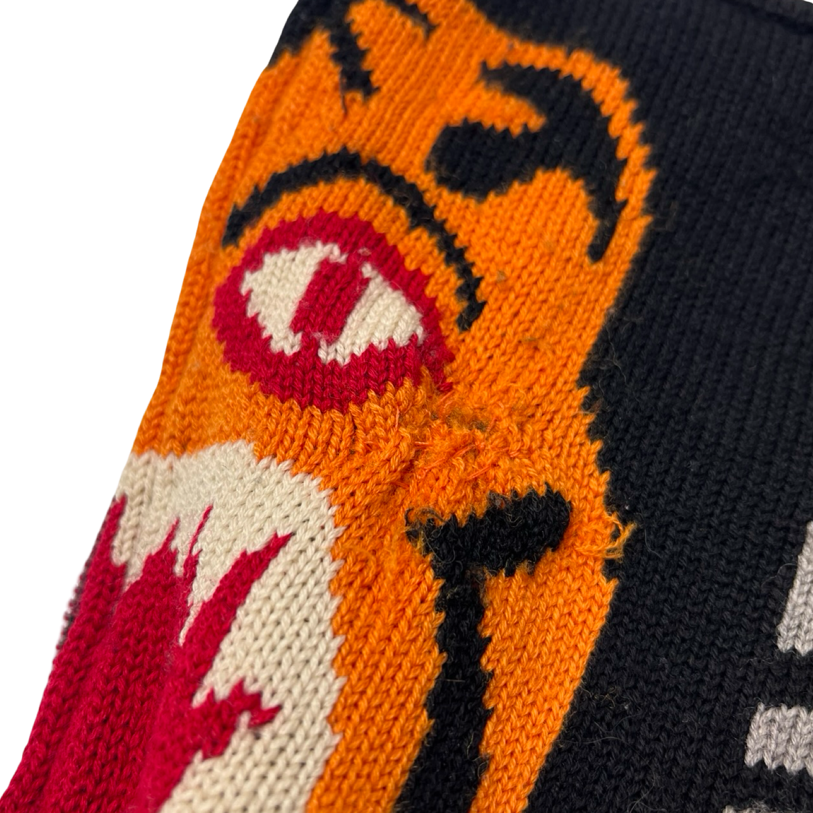 BAPE Tiger Full Zip Knit Hoodie