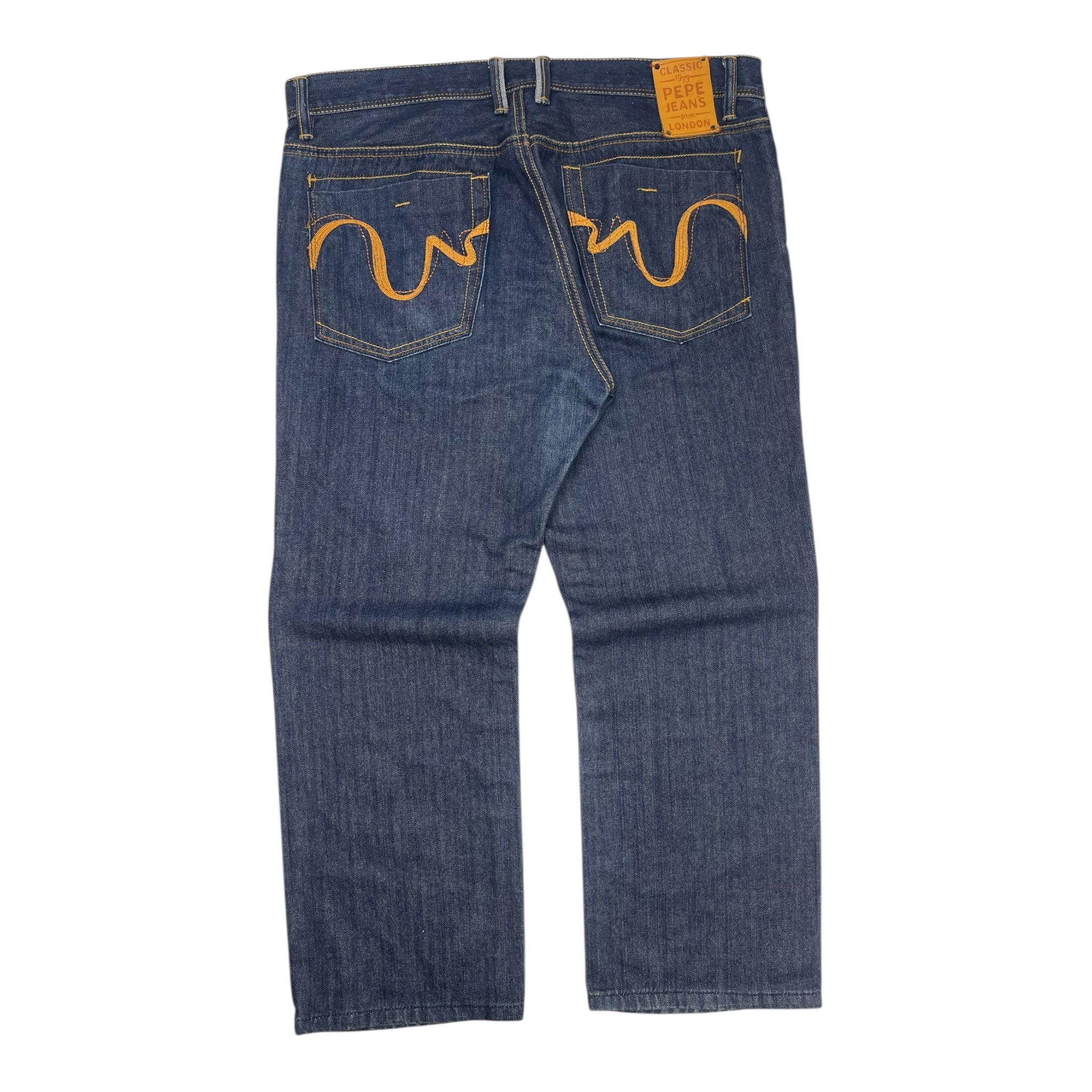 Vintage Y2K Pepe Baggy Jeans Dark Washed