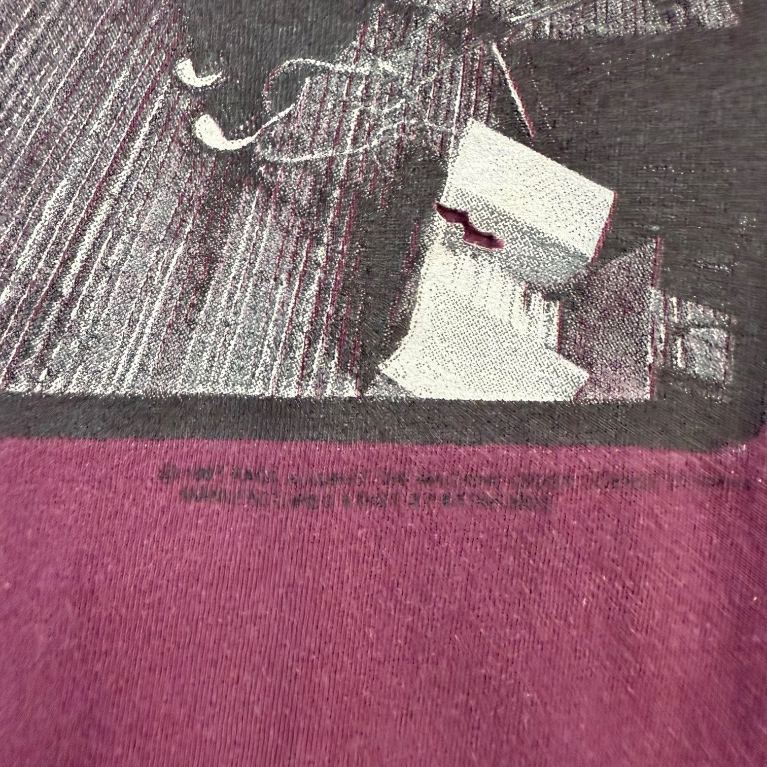 Vintage Rage Against The Machine Tee Maroon