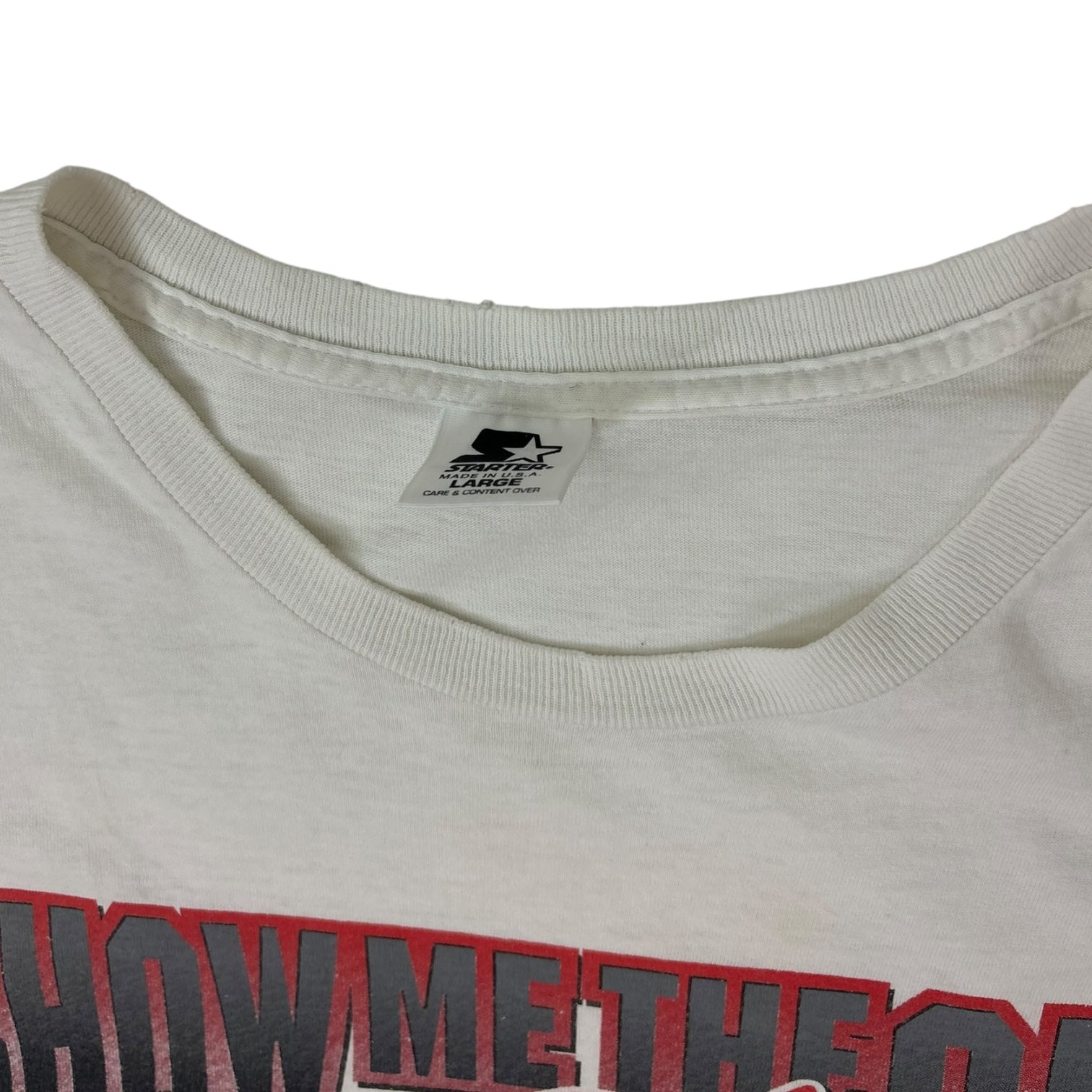 Vintage 1997 Stanley Cup Champions Detroit Red Wings T-Shirt White