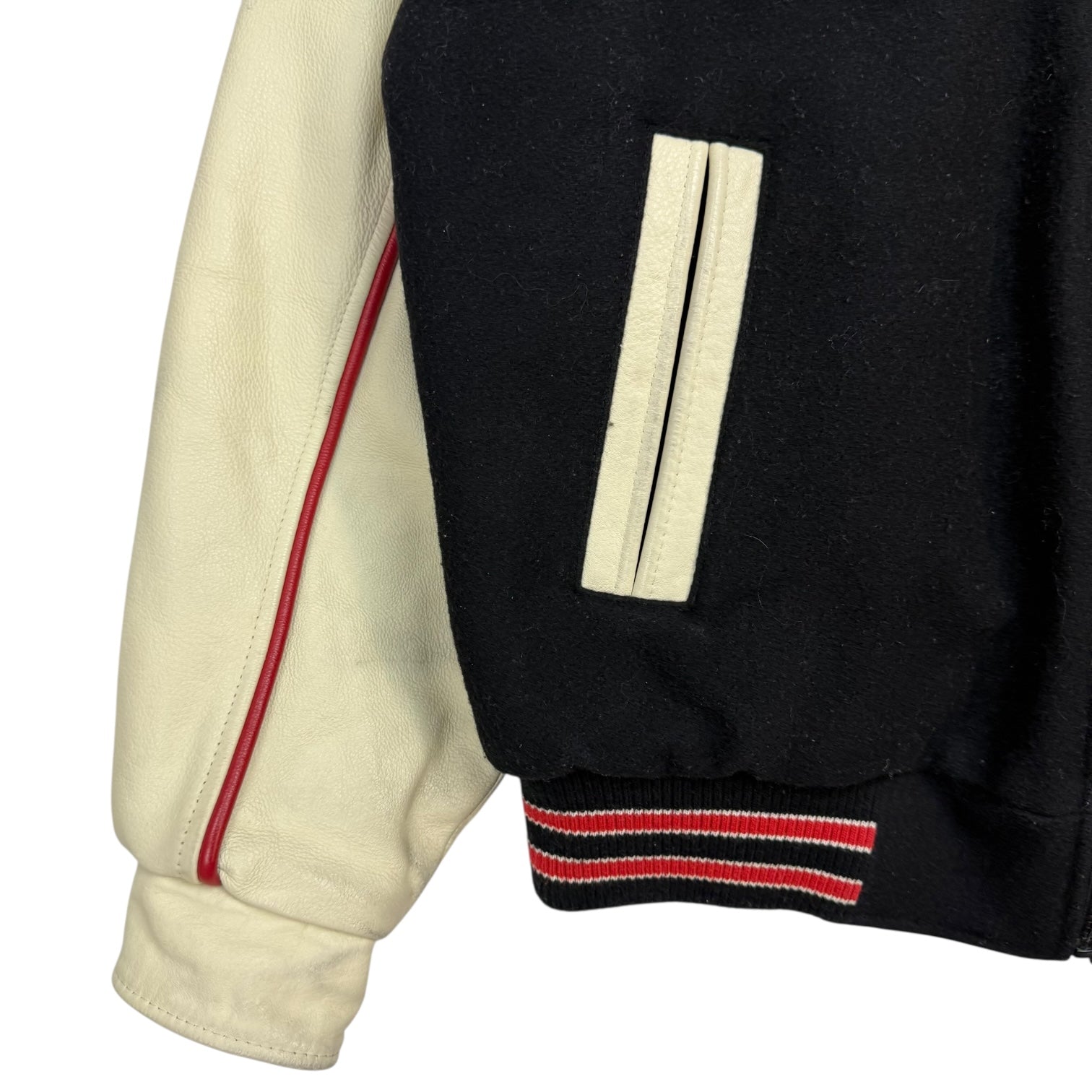 Vintage Canada Letterman Jacket Black/Cream