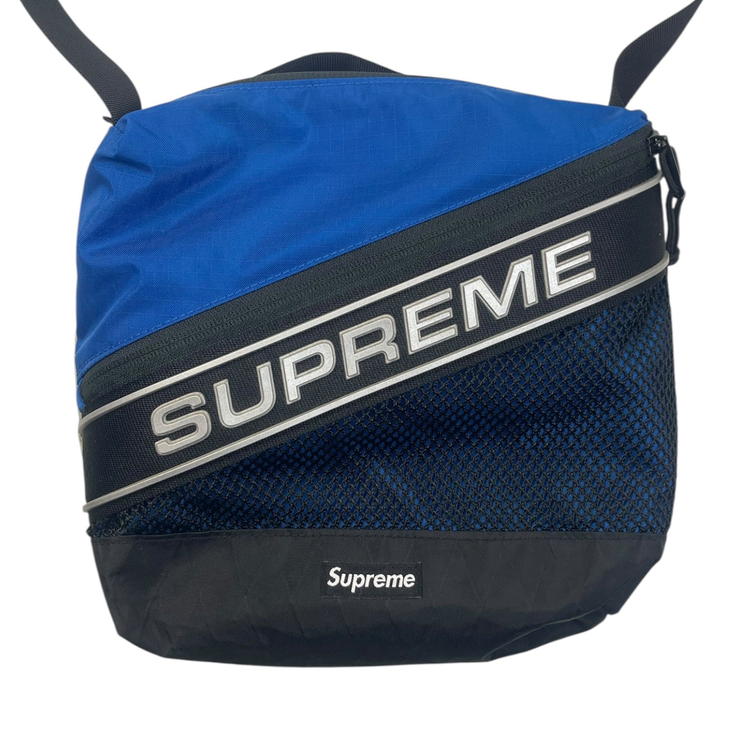 Supreme Logo Shoulder Bag Blue (FW23)