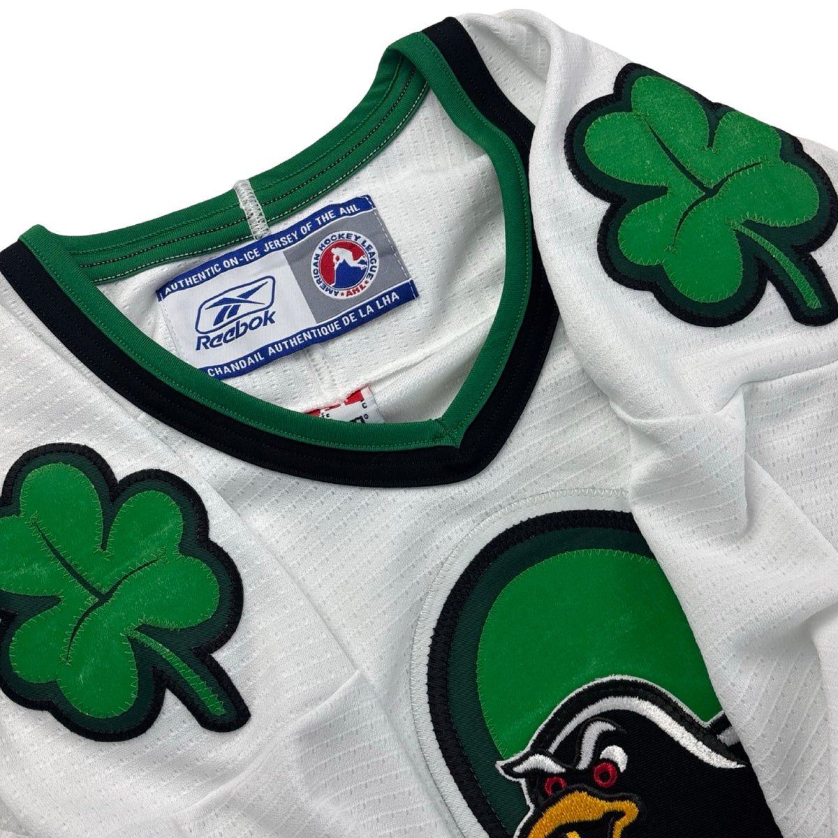 Vintage Reebok Wilkes-Barre/Scranton Penguins St. Patrick’s Day Special AHL Jersey