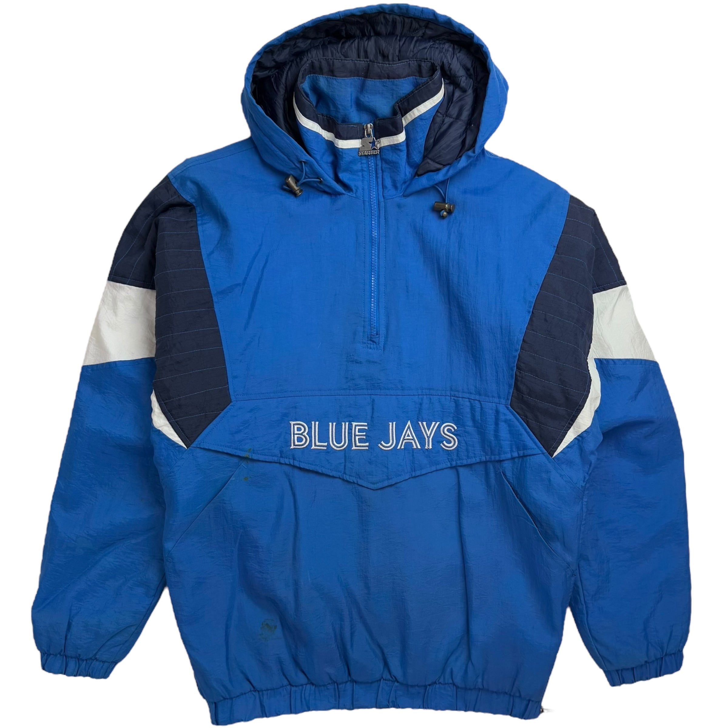 Vintage Starter Toronto Blue Jays 1/4 Zip Jacket Blue