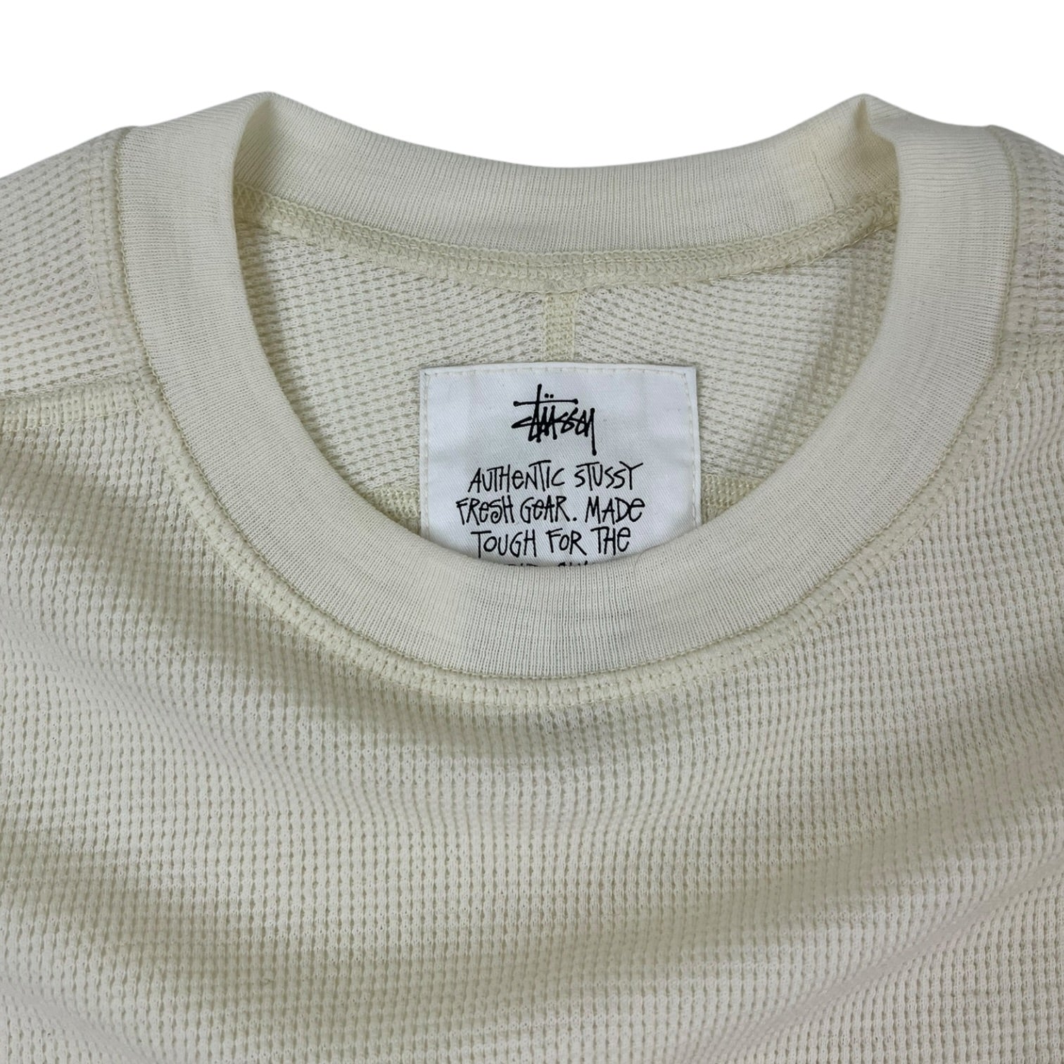Stussy Wool LS Thermal Ecru