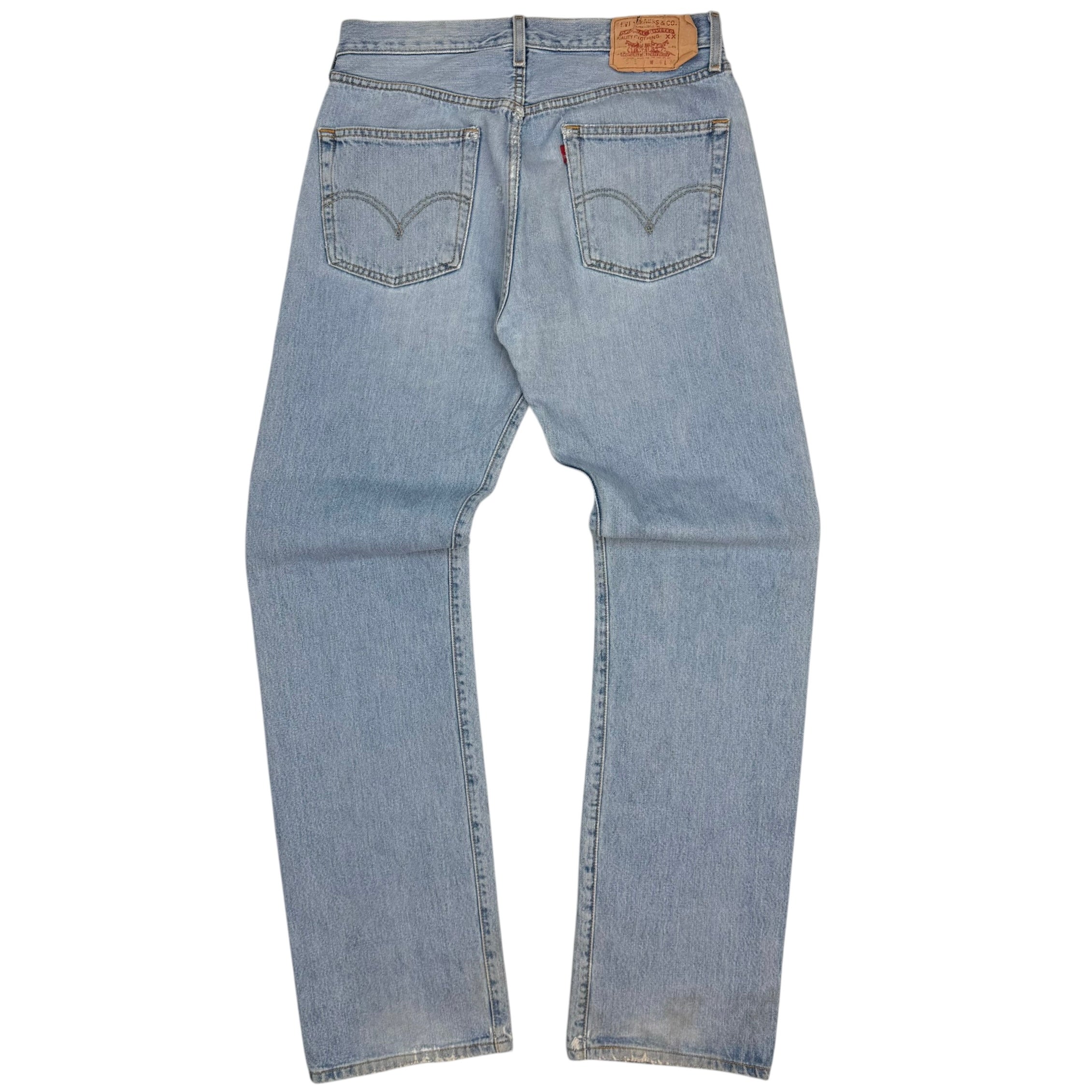 Vintage Levi’s 501 Blank Tab Light Wash Jeans Blue