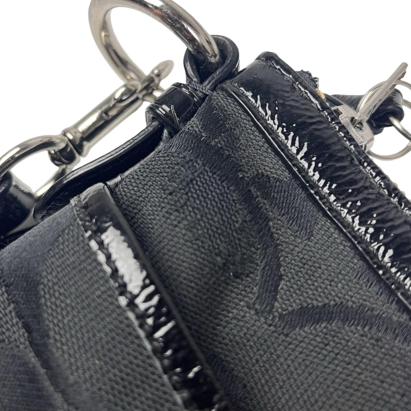 (W) Coach Park Duffle Shouler Bag Black