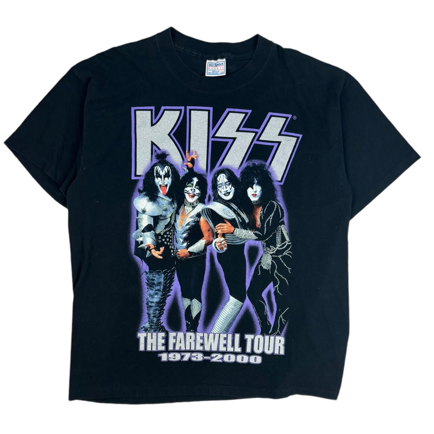 Vintage 2000 Kiss “The Farewell Tour” T-Shirt Black