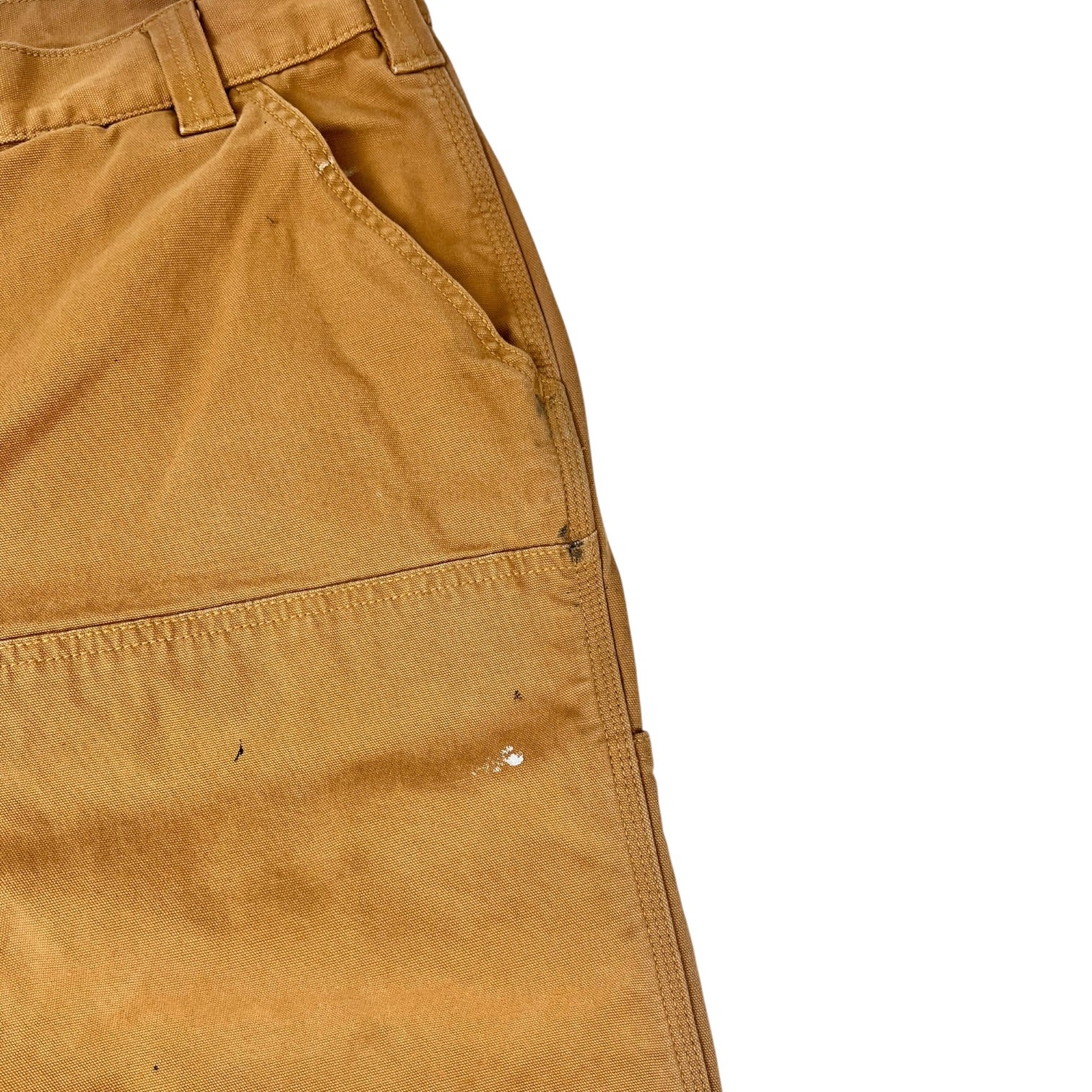 Vintage Carhartt Relaxed Fit Double Knee Cargo Pants Khaki
